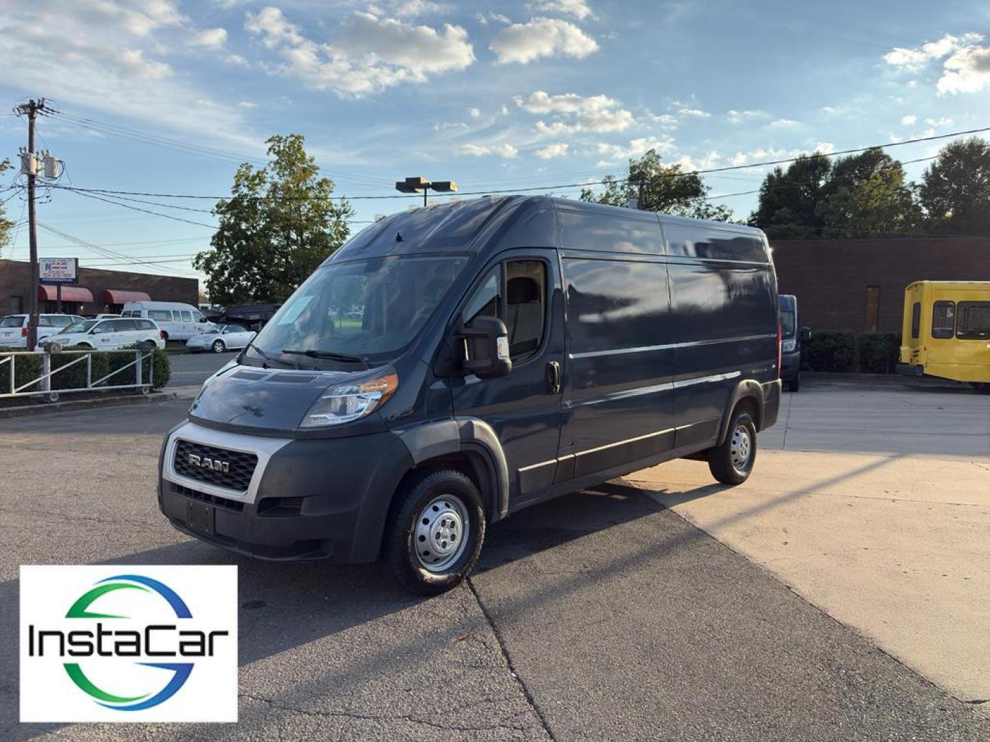 2019 Blue /Black Ram ProMaster 2500 High Roof (3C6TRVDGXKE) with an V6, 3.6L engine, 6-speed automatic transmission, located at 6520 E. Independence Blvd., Charlotte, NC, 28212, 35.146019, -80.723465 - <b>Equipment</b><br>Protect this 3/4 ton van from unwanted accidents with a cutting edge backup camera system. Bluetooth technology is built into the vehicle, keeping your hands on the steering wheel and your focus on the road. Front wheel drive on this 2019 Ram ProMaster 2500 gives you better trac - Photo#6