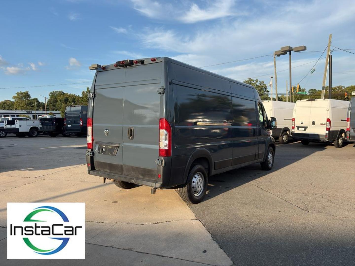 2019 Blue /Black Ram ProMaster 2500 High Roof (3C6TRVDGXKE) with an V6, 3.6L engine, 6-speed automatic transmission, located at 6520 E. Independence Blvd., Charlotte, NC, 28212, 35.146019, -80.723465 - <b>Equipment</b><br>Protect this 3/4 ton van from unwanted accidents with a cutting edge backup camera system. Bluetooth technology is built into the vehicle, keeping your hands on the steering wheel and your focus on the road. Front wheel drive on this 2019 Ram ProMaster 2500 gives you better trac - Photo#10