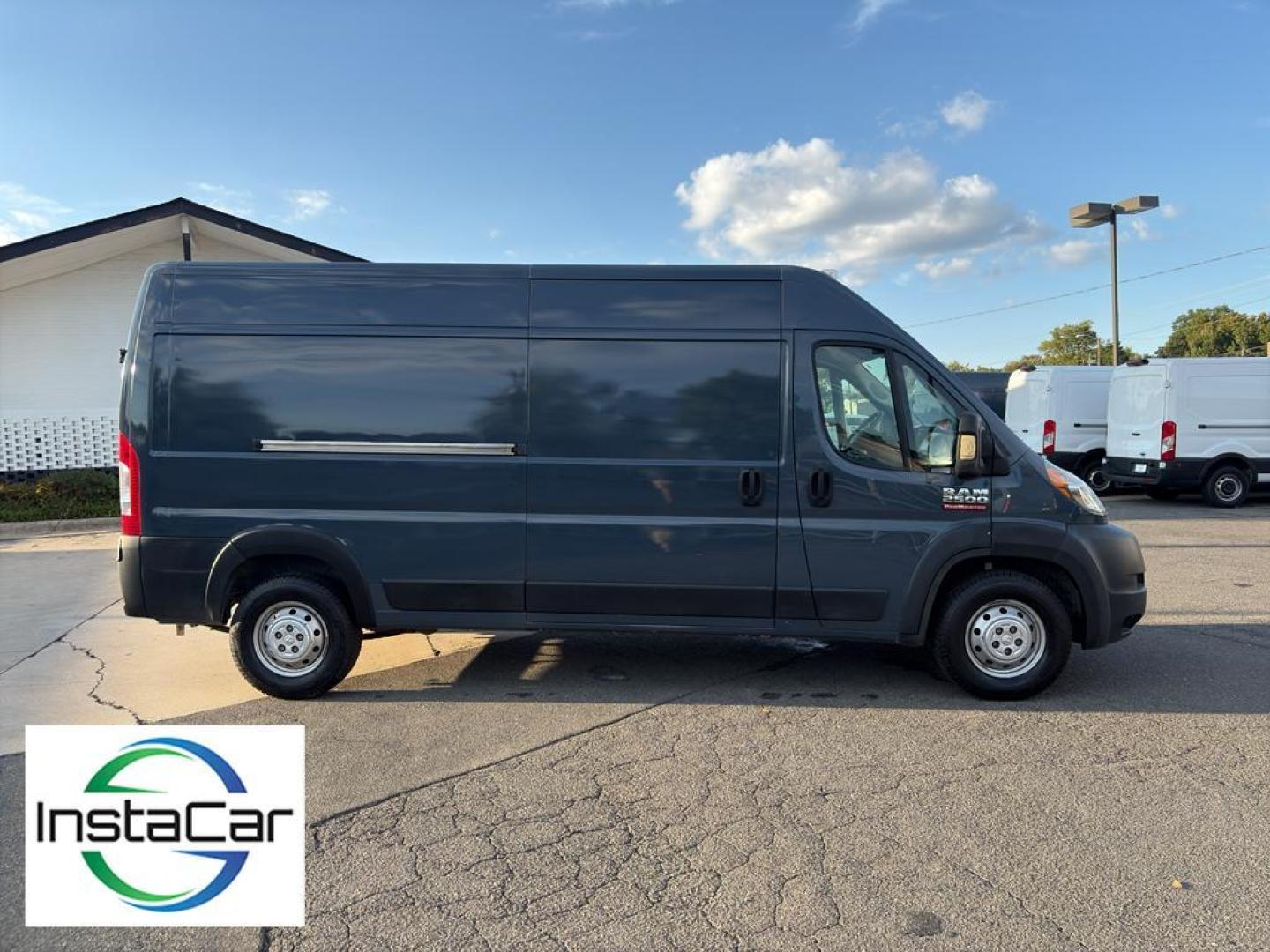 2019 Blue /Black Ram ProMaster 2500 High Roof (3C6TRVDGXKE) with an V6, 3.6L engine, 6-speed automatic transmission, located at 6520 E. Independence Blvd., Charlotte, NC, 28212, 35.146019, -80.723465 - <b>Equipment</b><br>Protect this 3/4 ton van from unwanted accidents with a cutting edge backup camera system. Bluetooth technology is built into the vehicle, keeping your hands on the steering wheel and your focus on the road. Front wheel drive on this 2019 Ram ProMaster 2500 gives you better trac - Photo#11