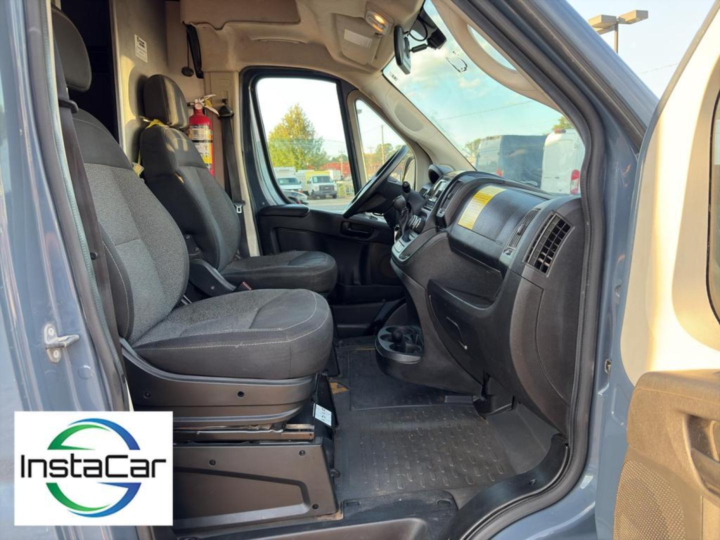2019 Blue /Black Ram ProMaster 2500 High Roof (3C6TRVDGXKE) with an V6, 3.6L engine, 6-speed automatic transmission, located at 6520 E. Independence Blvd., Charlotte, NC, 28212, 35.146019, -80.723465 - <b>Equipment</b><br>Protect this 3/4 ton van from unwanted accidents with a cutting edge backup camera system. Bluetooth technology is built into the vehicle, keeping your hands on the steering wheel and your focus on the road. Front wheel drive on this 2019 Ram ProMaster 2500 gives you better trac - Photo#20