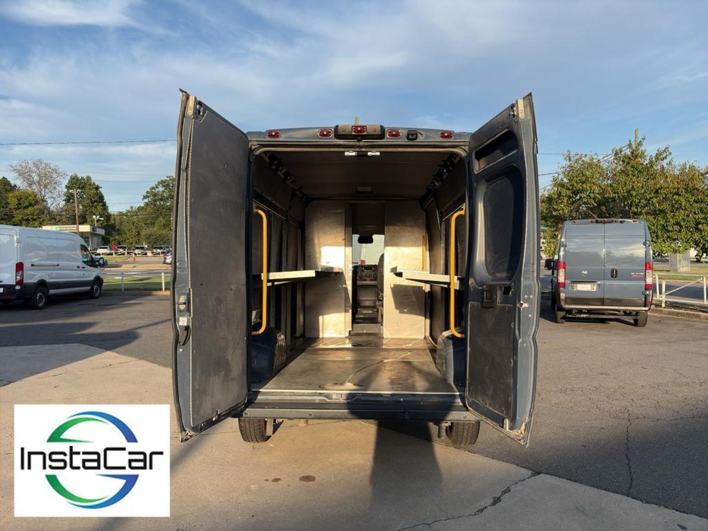 2019 Blue /Black Ram ProMaster 2500 High Roof (3C6TRVDGXKE) with an V6, 3.6L engine, 6-speed automatic transmission, located at 6520 E. Independence Blvd., Charlotte, NC, 28212, 35.146019, -80.723465 - <b>Equipment</b><br>Protect this 3/4 ton van from unwanted accidents with a cutting edge backup camera system. Bluetooth technology is built into the vehicle, keeping your hands on the steering wheel and your focus on the road. Front wheel drive on this 2019 Ram ProMaster 2500 gives you better trac - Photo#24