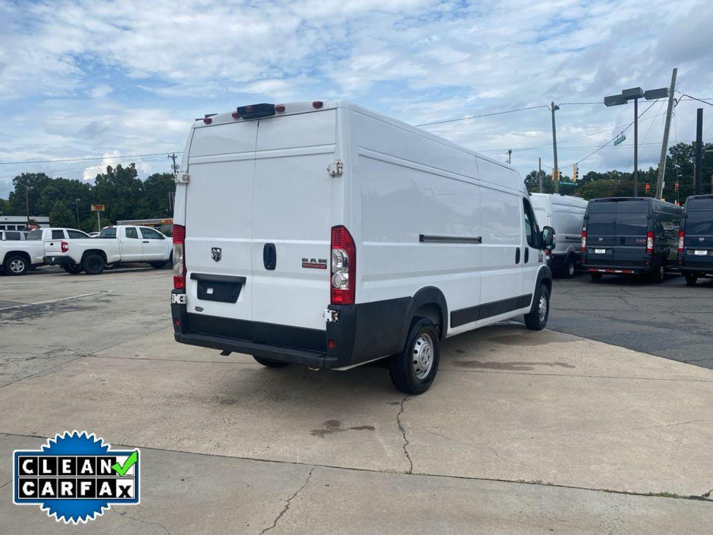 2019 Bright White Clearcoat /Black Ram ProMaster 3500 High Roof (3C6URVJG8KE) with an V6, 3.6L engine, 6-speed automatic transmission, located at 6520 E. Independence Blvd., Charlotte, NC, 28212, 35.146019, -80.723465 - <b>Equipment</b><br>The rear parking assist technology on it will put you at ease when reversing. The system alerts you as you get closer to an obstruction. This unit has a clean CARFAX vehicle history report. See what's behind you with the back up camera on this 1 ton van. It features a hands-free - Photo#11
