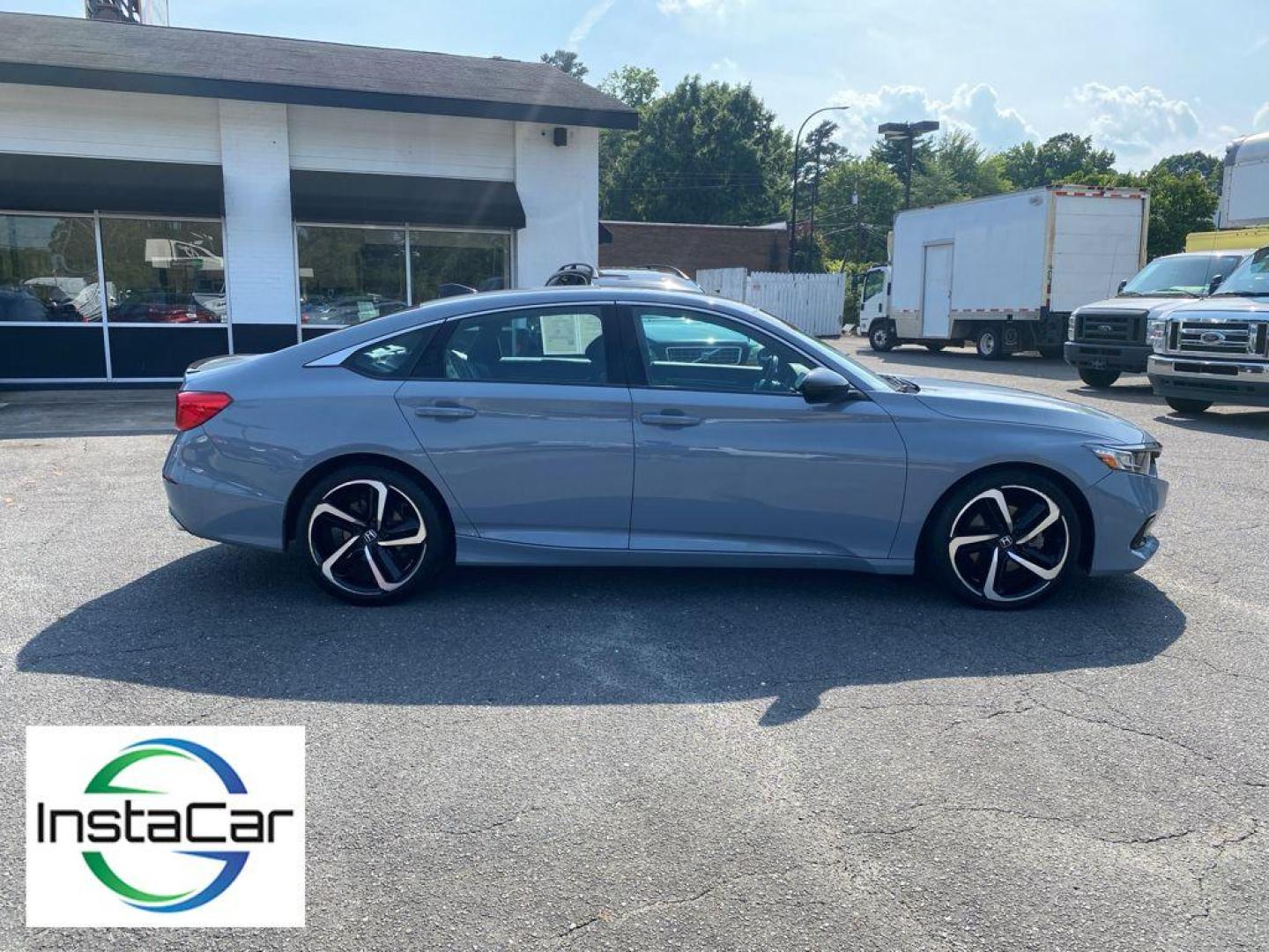 2021 Crystal Black Pearl /Black Honda Accord Sport (1HGCV1F38MA) with an 4 Cyl, 1.5L engine, CVT transmission, located at 6520 E. Independence Blvd., Charlotte, NC, 28212, 35.146019, -80.723465 - Apple CarPlay: Seamless smartphone integration for the vehicle - stay connected and entertained on the go! This 2021 Honda Accord offers Android Auto for seamless smartphone integration. This mid-size car has auto-adjust speed for safe following. The leather seats in this Honda Accord are a must fo - Photo#14