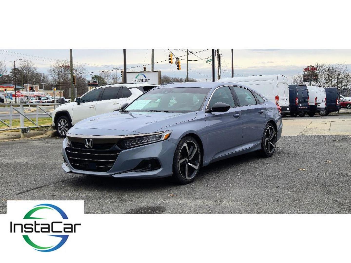 2021 Crystal Black Pearl /Black Honda Accord Sport (1HGCV1F38MA) with an 4 Cyl, 1.5L engine, CVT transmission, located at 6520 E. Independence Blvd., Charlotte, NC, 28212, 35.146019, -80.723465 - The Honda Accord offers Apple CarPlay for seamless connectivity. The leather seats in the Honda Accord are a must for buyers looking for comfort, durability, and style. This model keeps you comfortable with Auto Climate. See what's behind you with the back up camera on this mid-size car. This Honda - Photo#2