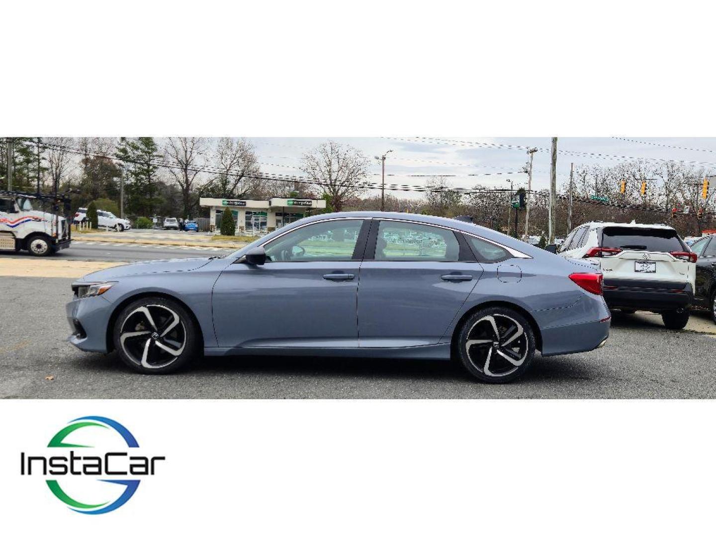 2021 Crystal Black Pearl /Black Honda Accord Sport (1HGCV1F38MA) with an 4 Cyl, 1.5L engine, CVT transmission, located at 6520 E. Independence Blvd., Charlotte, NC, 28212, 35.146019, -80.723465 - The Honda Accord offers Apple CarPlay for seamless connectivity. The leather seats in the Honda Accord are a must for buyers looking for comfort, durability, and style. This model keeps you comfortable with Auto Climate. See what's behind you with the back up camera on this mid-size car. This Honda - Photo#3