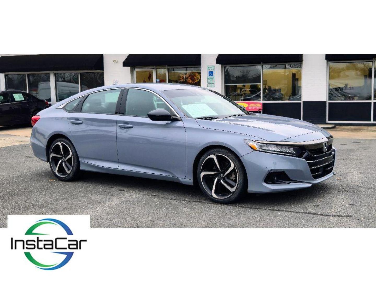2021 Crystal Black Pearl /Black Honda Accord Sport (1HGCV1F38MA) with an 4 Cyl, 1.5L engine, CVT transmission, located at 6520 E. Independence Blvd., Charlotte, NC, 28212, 35.146019, -80.723465 - The Honda Accord offers Apple CarPlay for seamless connectivity. The leather seats in the Honda Accord are a must for buyers looking for comfort, durability, and style. This model keeps you comfortable with Auto Climate. See what's behind you with the back up camera on this mid-size car. This Honda - Photo#8