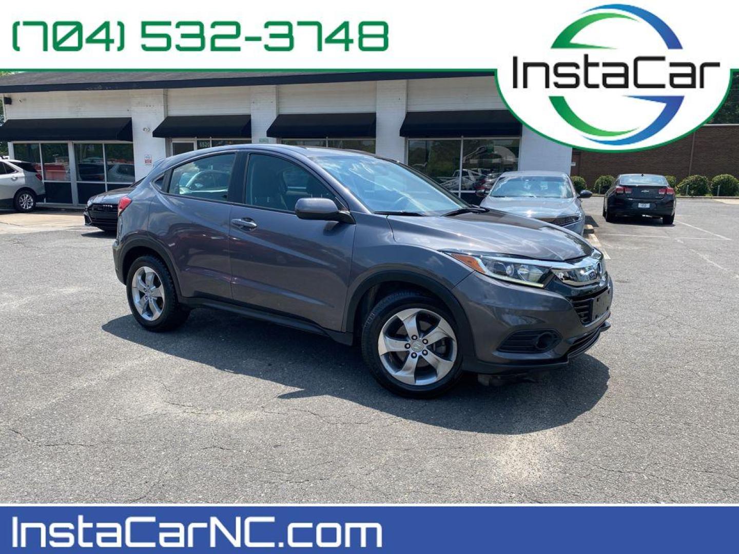 2021 Gray Honda HR-V LX (3CZRU5H30MM) with an 4 Cyl, 1.8L engine, CVT transmission, located at 6520 E. Independence Blvd., Charlotte, NC, 28212, 35.146019, -80.723465 - Discover the perfect blend of style, efficiency, and practicality with this pre-owned 2021 Honda HR-V LX. Designed for urban adventures and weekend getaways, this compact SUV offers a reliable and smooth driving experience with its 1.8L 4-cylinder engine. Known for its exceptional fuel economy, the - Photo#0