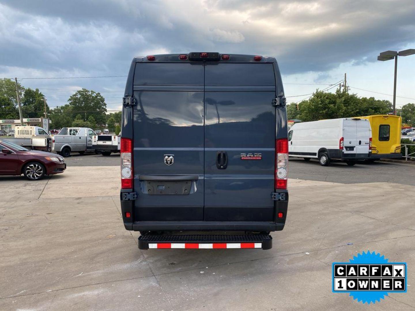2019 Patriot Blue Pearlcoat /Black Ram ProMaster 3500 High Roof (3C6URVJG0KE) with an V6, 3.6L engine, 6-speed automatic transmission, located at 6520 E. Independence Blvd., Charlotte, NC, 28212, 35.146019, -80.723465 - <b>Equipment</b><br>See what's behind you with the back up camera on this Ram ProMaster 3500. Good News! This certified CARFAX 1-owner vehicle has only had one owner before you. The vehicle features a hands-free Bluetooth phone system. Maintaining a stable interior temperature in this 1 ton van is e - Photo#6