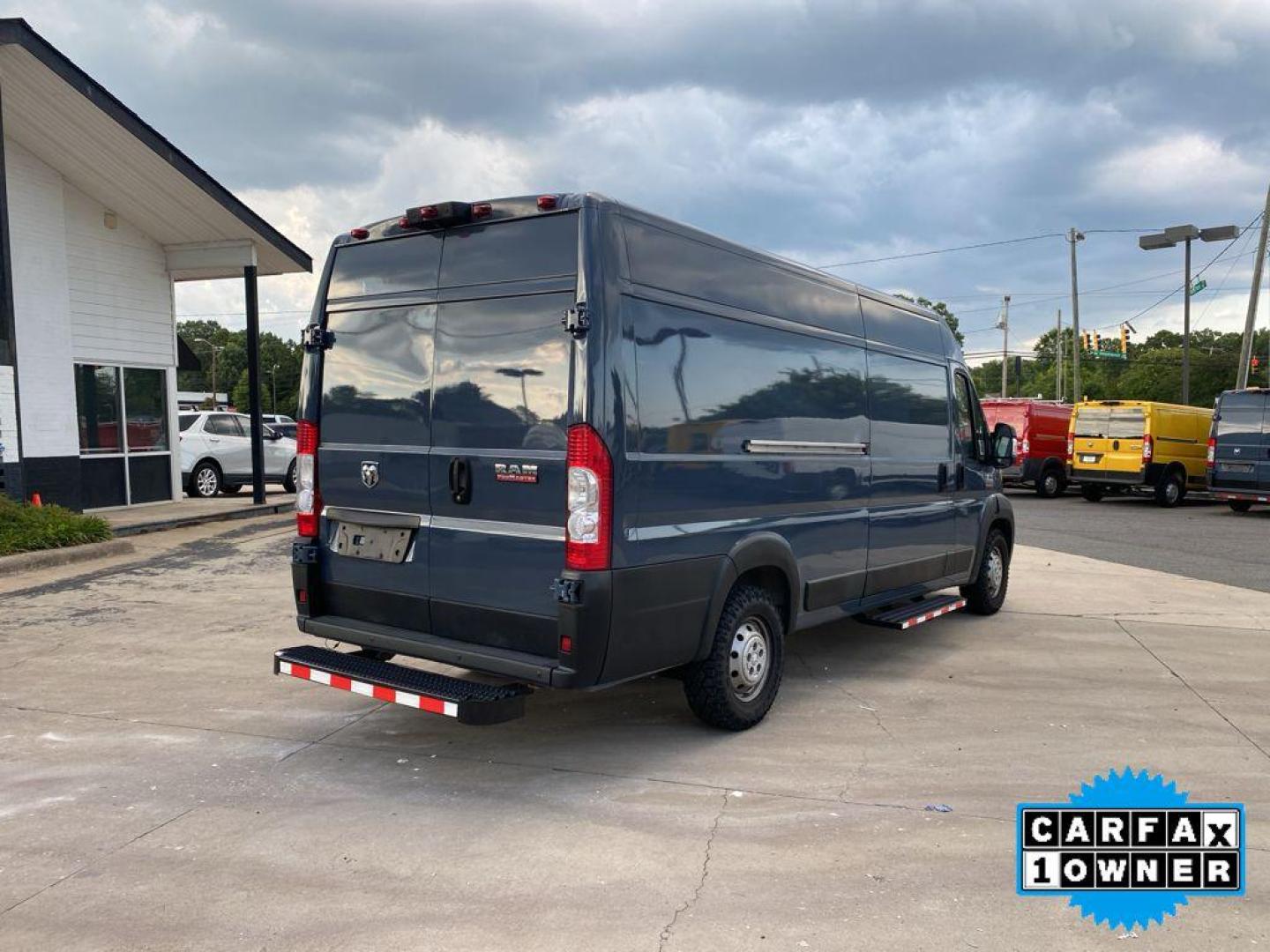 2019 Patriot Blue Pearlcoat /Black Ram ProMaster 3500 High Roof (3C6URVJG0KE) with an V6, 3.6L engine, 6-speed automatic transmission, located at 6520 E. Independence Blvd., Charlotte, NC, 28212, 35.146019, -80.723465 - <b>Equipment</b><br>See what's behind you with the back up camera on this Ram ProMaster 3500. Good News! This certified CARFAX 1-owner vehicle has only had one owner before you. The vehicle features a hands-free Bluetooth phone system. Maintaining a stable interior temperature in this 1 ton van is e - Photo#7