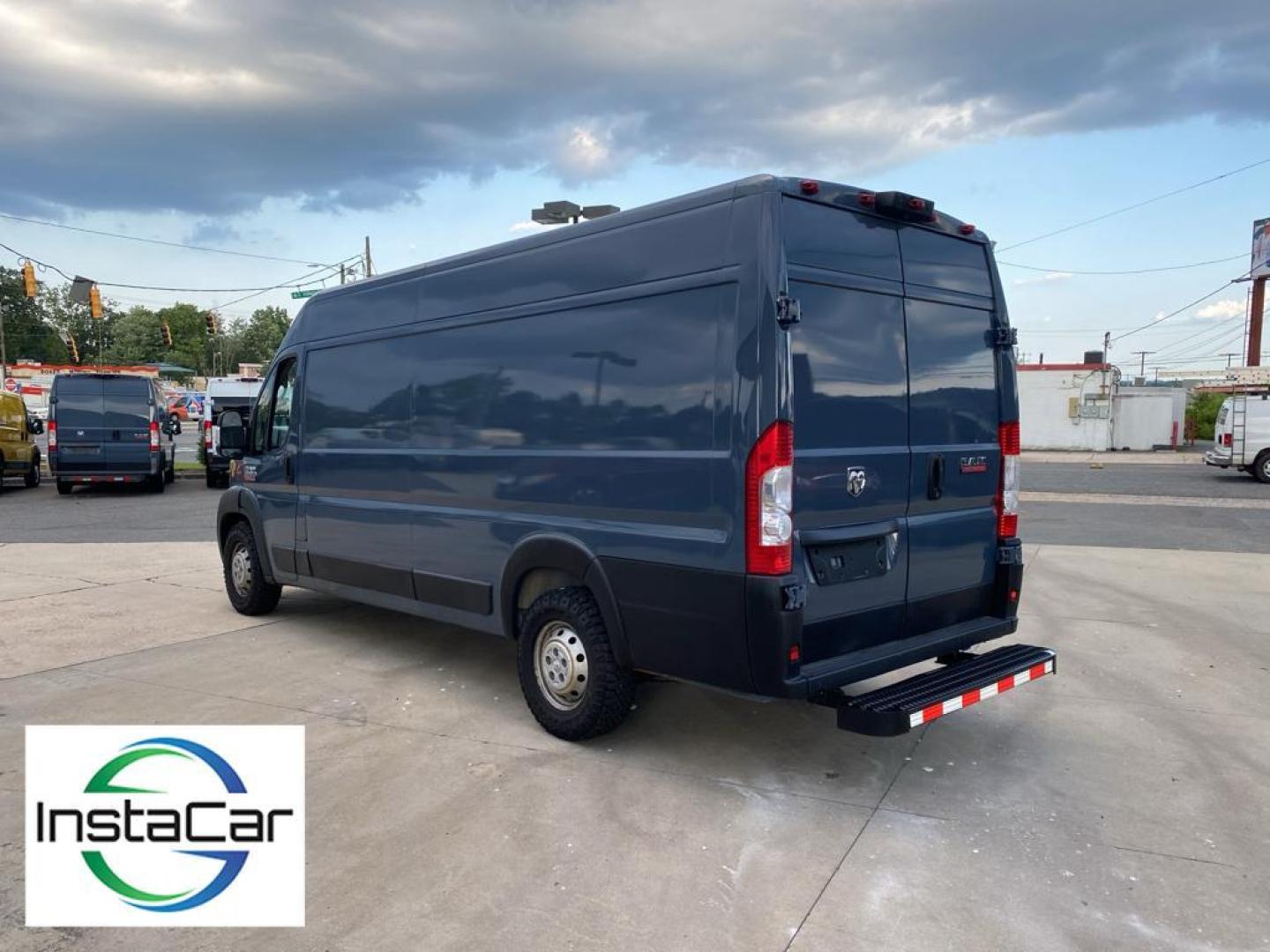 2019 Patriot Blue Pearlcoat /Black Ram ProMaster 3500 High Roof (3C6URVJG0KE) with an V6, 3.6L engine, 6-speed automatic transmission, located at 6520 E. Independence Blvd., Charlotte, NC, 28212, 35.146019, -80.723465 - <b>Equipment</b><br>See what's behind you with the back up camera on this Ram ProMaster 3500. Good News! This certified CARFAX 1-owner vehicle has only had one owner before you. The vehicle features a hands-free Bluetooth phone system. Maintaining a stable interior temperature in this 1 ton van is e - Photo#4