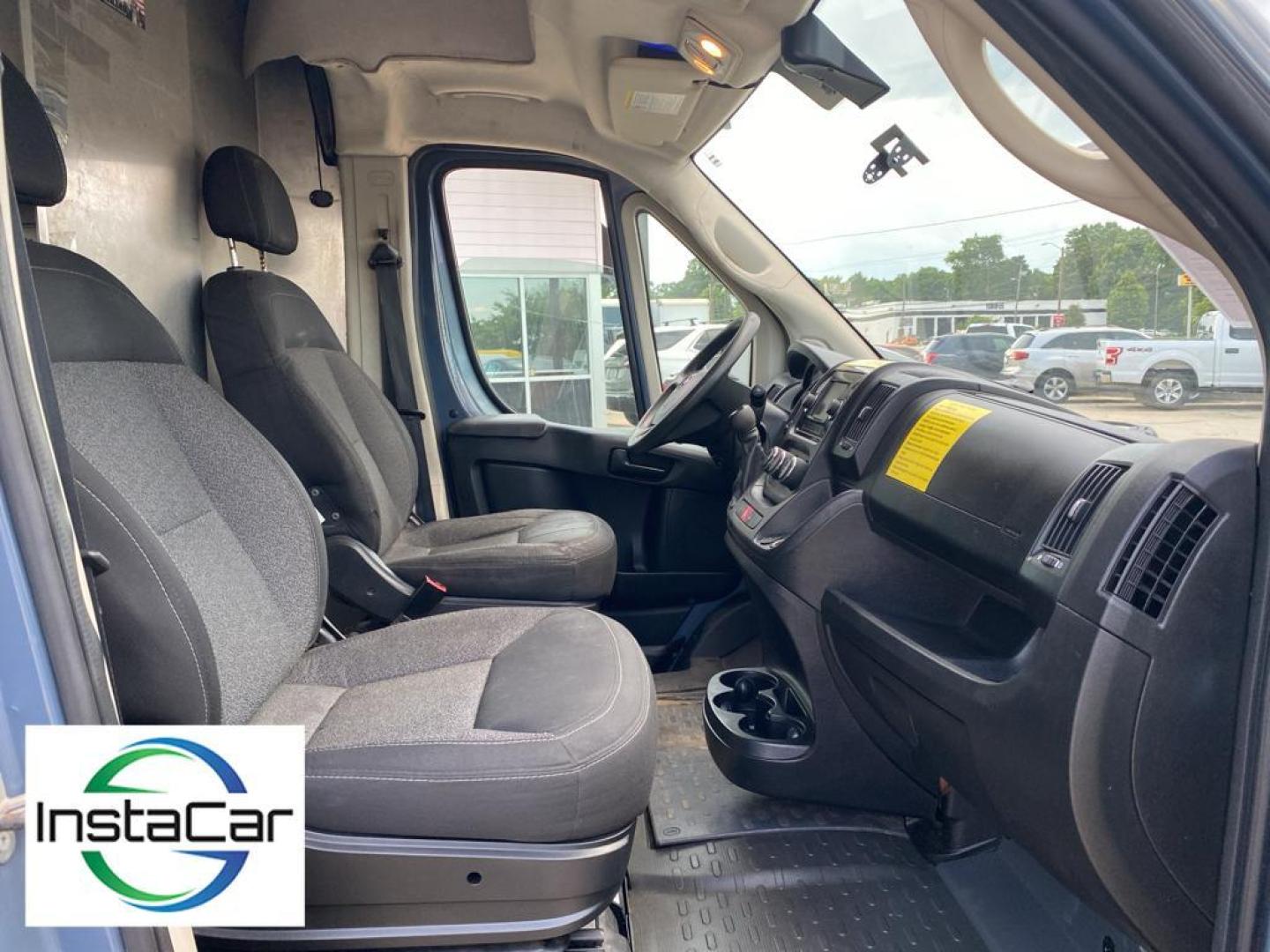 2019 Patriot Blue Pearlcoat /Black Ram ProMaster 3500 High Roof (3C6URVJG0KE) with an V6, 3.6L engine, 6-speed automatic transmission, located at 6520 E. Independence Blvd., Charlotte, NC, 28212, 35.146019, -80.723465 - <b>Equipment</b><br>See what's behind you with the back up camera on this Ram ProMaster 3500. Good News! This certified CARFAX 1-owner vehicle has only had one owner before you. The vehicle features a hands-free Bluetooth phone system. Maintaining a stable interior temperature in this 1 ton van is e - Photo#15