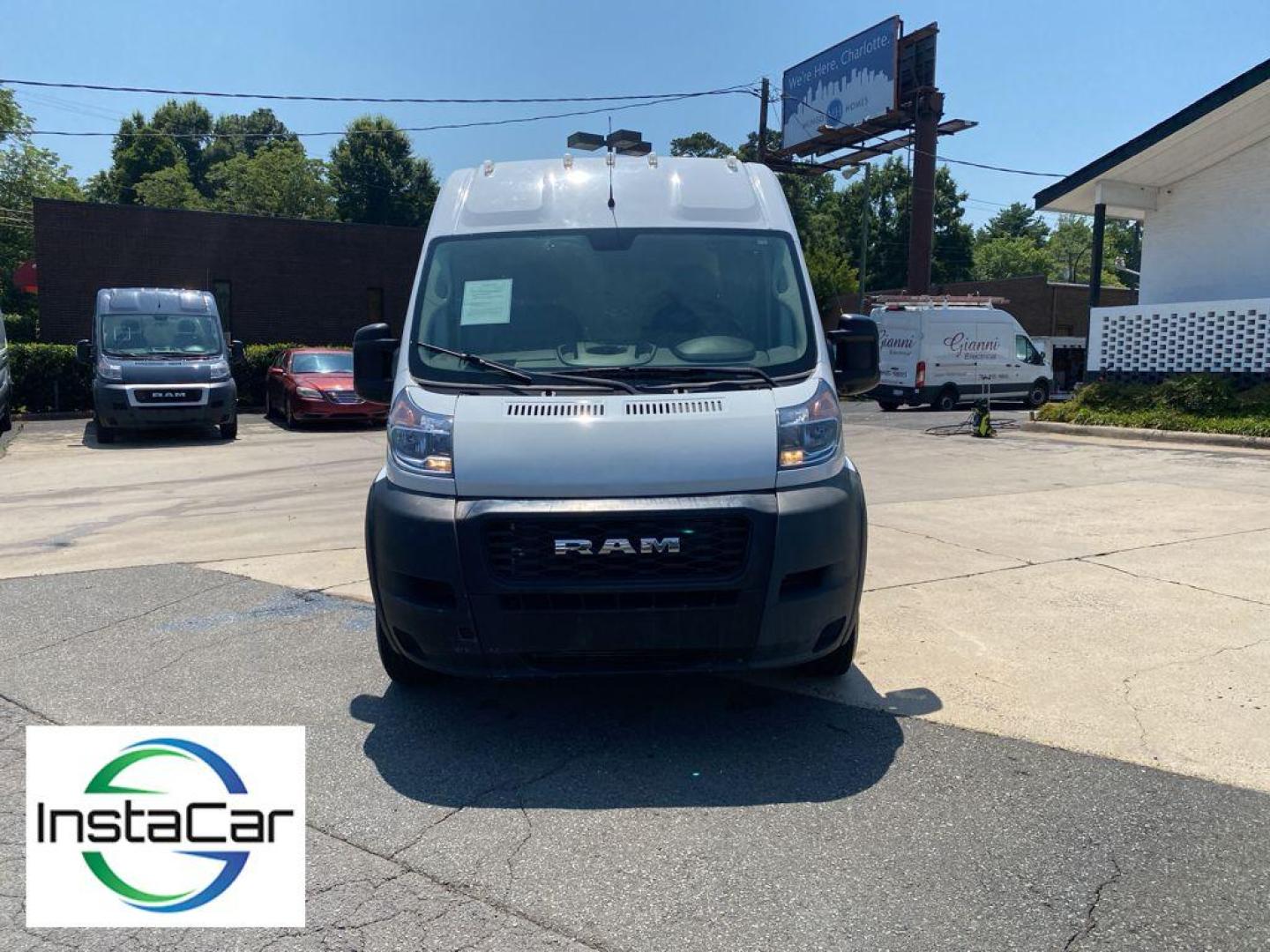 2019 Bright White Clearcoat /Black Ram ProMaster 3500 High Roof (3C6URVJGXKE) with an V6, 3.6L engine, 6-speed automatic transmission, located at 6520 E. Independence Blvd., Charlotte, NC, 28212, 35.146019, -80.723465 - Introducing the 2019 Ram ProMaster 3500 High Roof, a versatile and robust van designed to meet your business needs with efficiency and style. This powerful workhorse is equipped with a reliable V6, 3.6L engine and front-wheel drive, ensuring a smooth and responsive driving experience, even when full - Photo#7