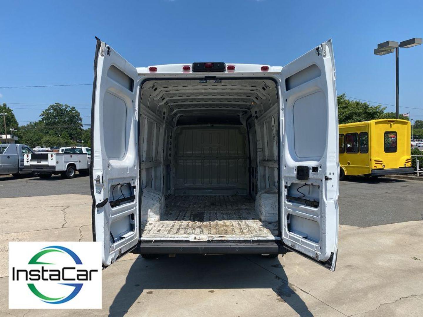 2019 Bright White Clearcoat /Black Ram ProMaster 3500 High Roof (3C6URVJGXKE) with an V6, 3.6L engine, 6-speed automatic transmission, located at 6520 E. Independence Blvd., Charlotte, NC, 28212, 35.146019, -80.723465 - Introducing the 2019 Ram ProMaster 3500 High Roof, a versatile and robust van designed to meet your business needs with efficiency and style. This powerful workhorse is equipped with a reliable V6, 3.6L engine and front-wheel drive, ensuring a smooth and responsive driving experience, even when full - Photo#26