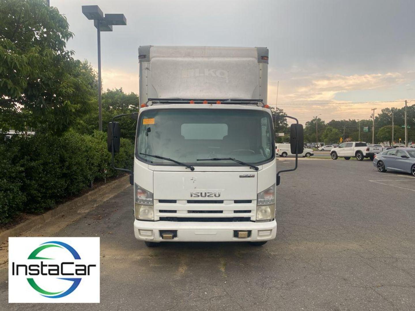 2009 white Isuzu NPR (4KLB4W1N49J) with an V8, 6.0L engine, Automatic transmission, located at 6520 E. Independence Blvd., Charlotte, NC, 28212, 35.146019, -80.723465 - Photo#1