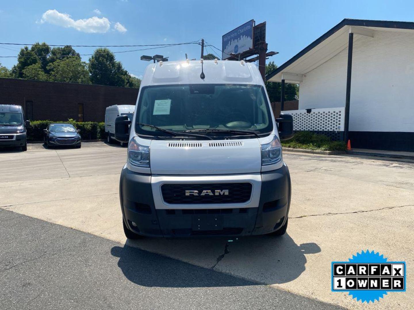 2022 Bright White Clearcoat /Black Ram ProMaster 2500 High Roof (3C6LRVDG5NE) with an V6, 3.6L engine, 9-speed automatic transmission, located at 6520 E. Independence Blvd., Charlotte, NC, 28212, 35.146019, -80.723465 - Photo#2