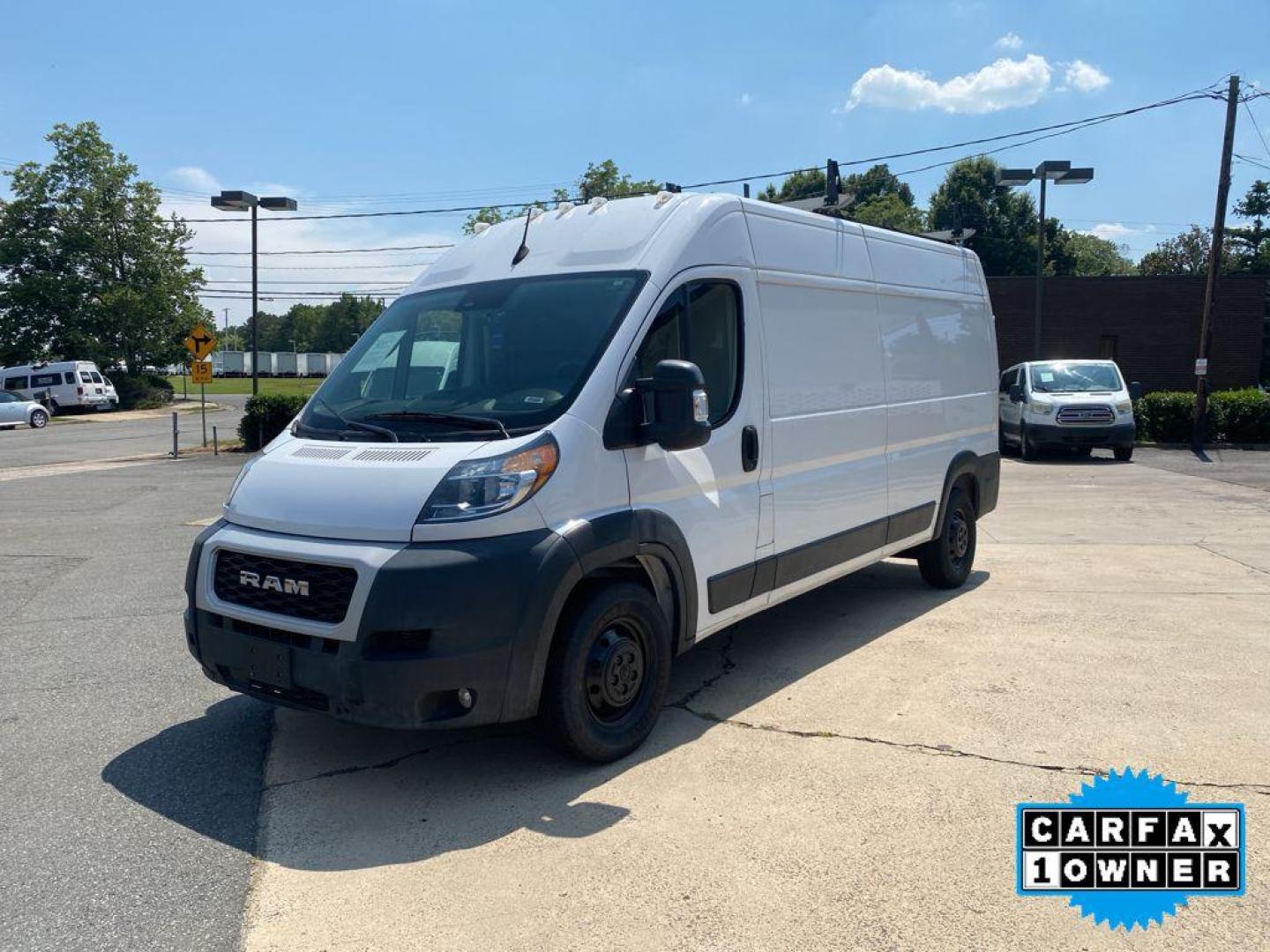 2022 Bright White Clearcoat /Black Ram ProMaster 2500 High Roof (3C6LRVDG5NE) with an V6, 3.6L engine, 9-speed automatic transmission, located at 6520 E. Independence Blvd., Charlotte, NC, 28212, 35.146019, -80.723465 - Photo#3