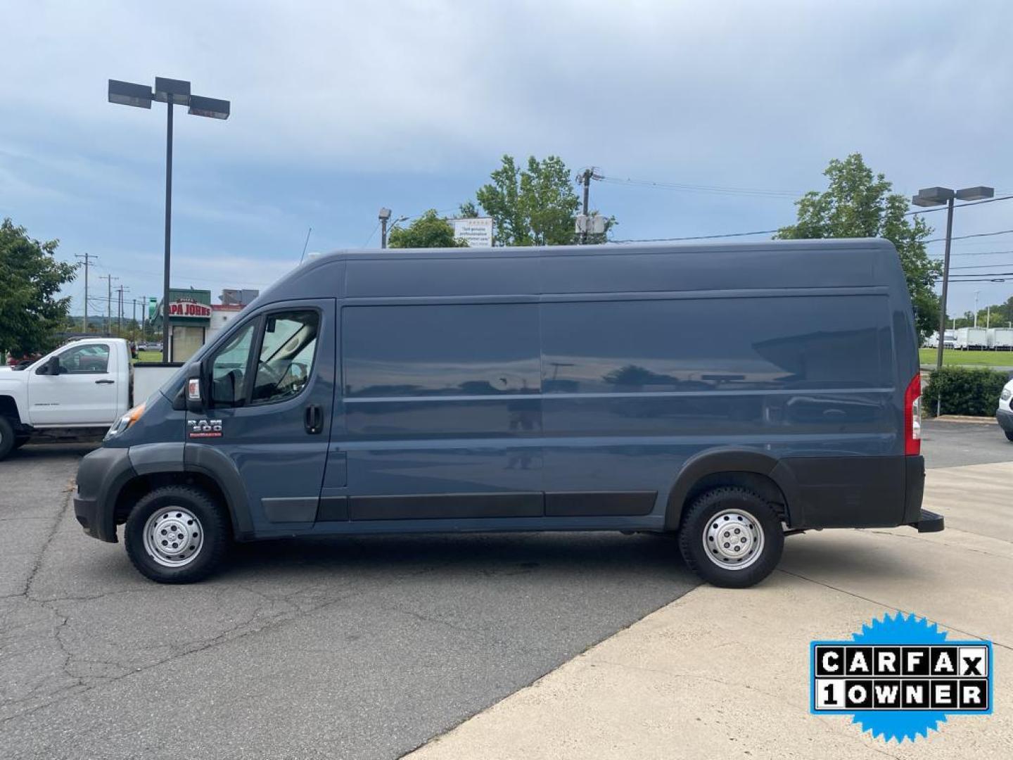 2019 Patriot Blue Pearlcoat /Black Ram ProMaster 3500 High Roof (3C6URVJG1KE) with an V6, 3.6L engine, 6-speed automatic transmission, located at 6520 E. Independence Blvd., Charlotte, NC, 28212, 35.146019, -80.723465 - <b>Equipment</b><br>See what's behind you with the back up camera on the vehicle. Bluetooth technology is built into this model, keeping your hands on the steering wheel and your focus on the road. Good News! This certified CARFAX 1-owner vehicle has only had one owner before you. Set the temperatur - Photo#8