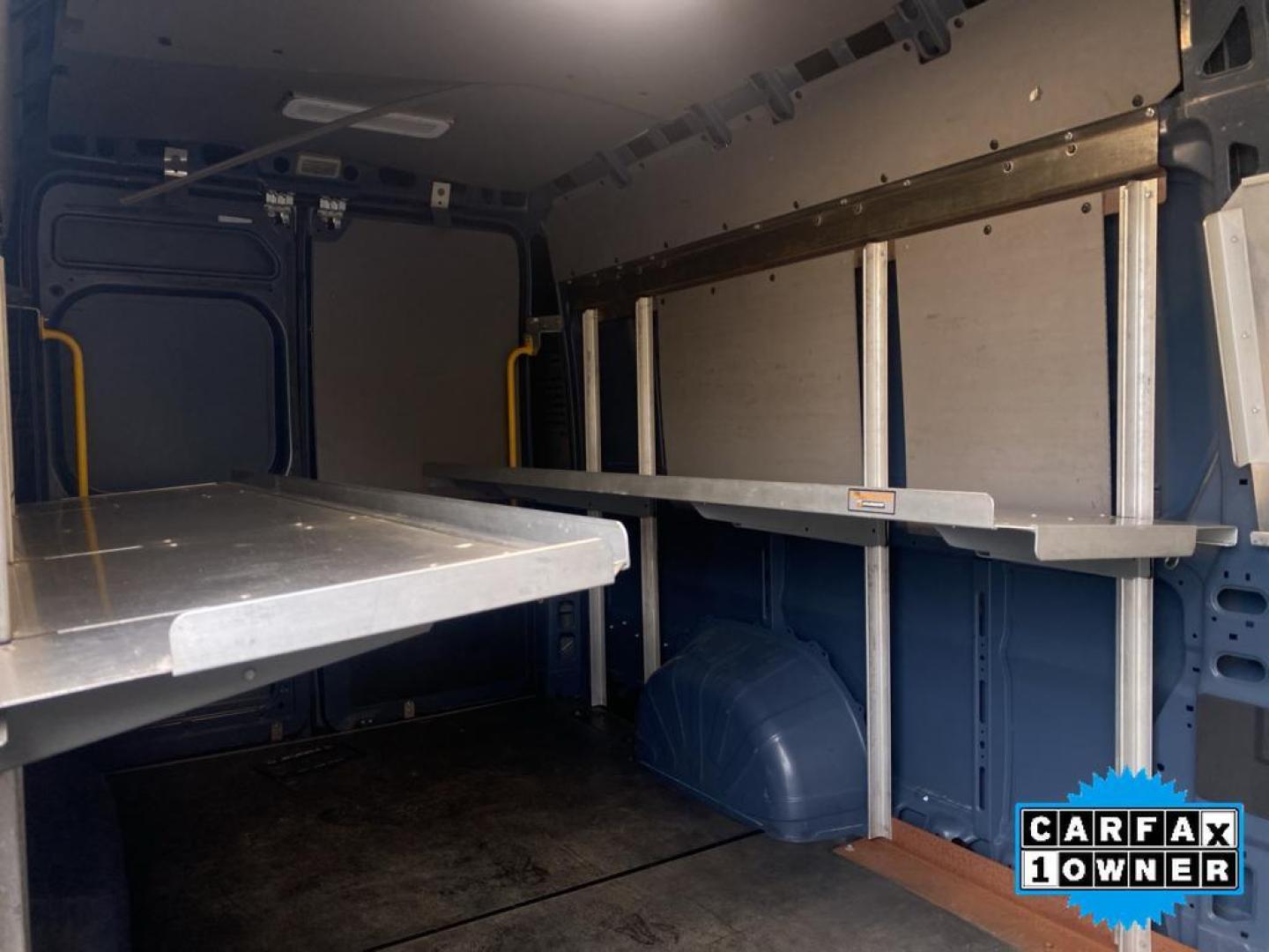 2019 Patriot Blue Pearlcoat /Black Ram ProMaster 3500 High Roof (3C6URVJG1KE) with an V6, 3.6L engine, 6-speed automatic transmission, located at 6520 E. Independence Blvd., Charlotte, NC, 28212, 35.146019, -80.723465 - <b>Equipment</b><br>See what's behind you with the back up camera on the vehicle. Bluetooth technology is built into this model, keeping your hands on the steering wheel and your focus on the road. Good News! This certified CARFAX 1-owner vehicle has only had one owner before you. Set the temperatur - Photo#24