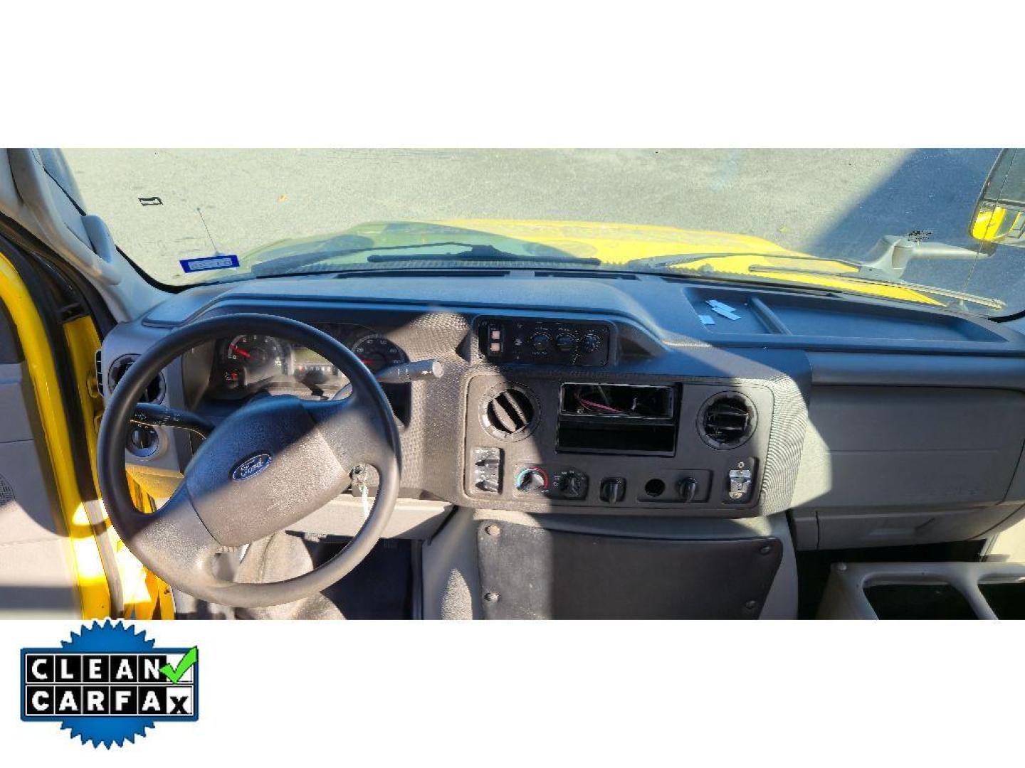 2018 Oxford White /Medium Flint Ford E-450 Super Duty Base (1FDFE4FS7JD) with an V10, 6.8L (415 CID) engine, 6-speed automatic transmission, located at 6520 E. Independence Blvd., Charlotte, NC, 28212, 35.146019, -80.723465 - <b>Equipment</b><br>Our dealership has already run the CARFAX report and it is clean. A clean CARFAX is a great asset for resale value in the future. This unit shines with clean polished lines coated with an elegant white finish. This Ford E-450 Super Duty has a V10, 6.8L (415 CID) high output engi - Photo#6