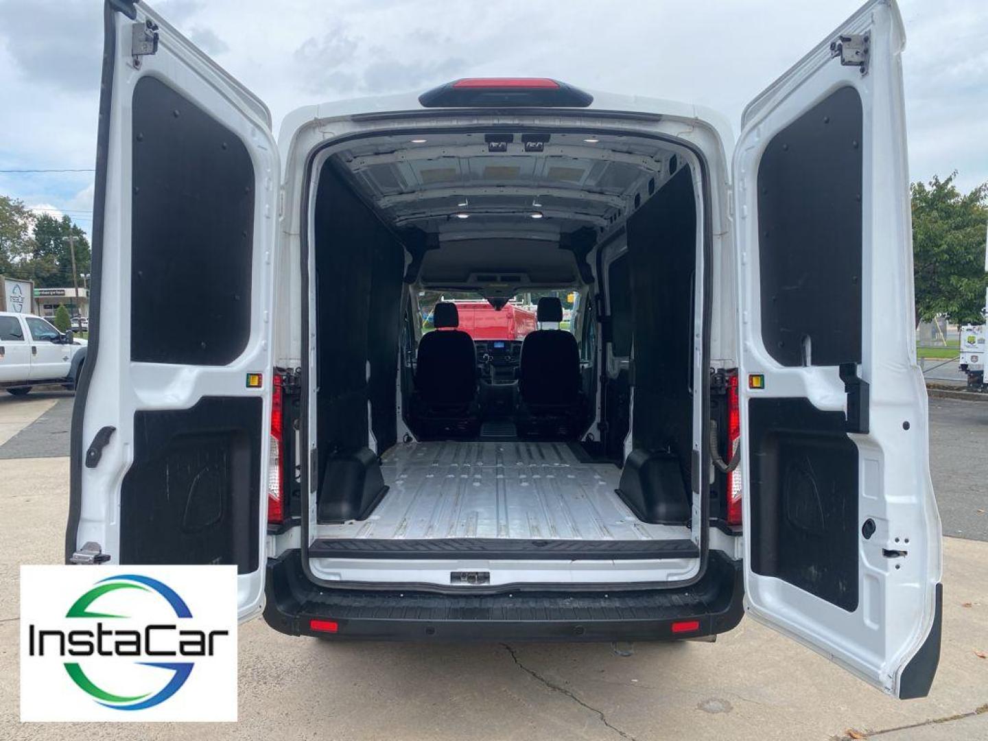 2023 Oxford White /Dark Palazzo Gray Ford Transit Van Base (1FTBR1C87PK) with an V6, 3.5L engine, 10-speed automatic transmission, located at 6520 E. Independence Blvd., Charlotte, NC, 28212, 35.146019, -80.723465 - <b>Equipment</b><br>See what's behind you with the back up camera on this vehicle. This vehicle offers Android Auto for seamless smartphone integration. This model offers Apple CarPlay for seamless connectivity. This vehicle features a hands-free Bluetooth phone system. The rear parking assist techn - Photo#26