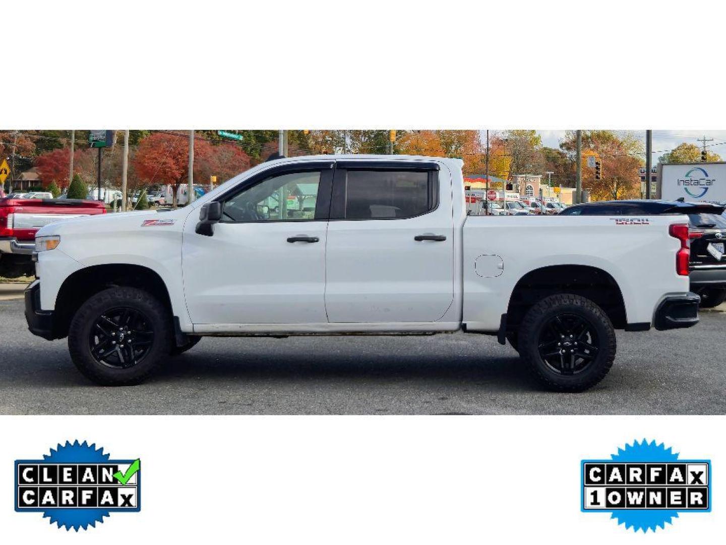 2021 Summit White /Jet Black Chevrolet Silverado Custom Trail Boss (1GCPYCEH8MZ) with an V6, 4.3L engine, 6-speed automatic transmission, located at 6520 E. Independence Blvd., Charlotte, NC, 28212, 35.146019, -80.723465 - <b>Equipment</b><br>This unit offers Android Auto for seamless smartphone integration. See what's behind you with the back up camera on this unit. This vehicle features a hands-free Bluetooth phone system. Apple CarPlay: Seamless smartphone integration for this 1/2 ton pickup - stay connected and en - Photo#6
