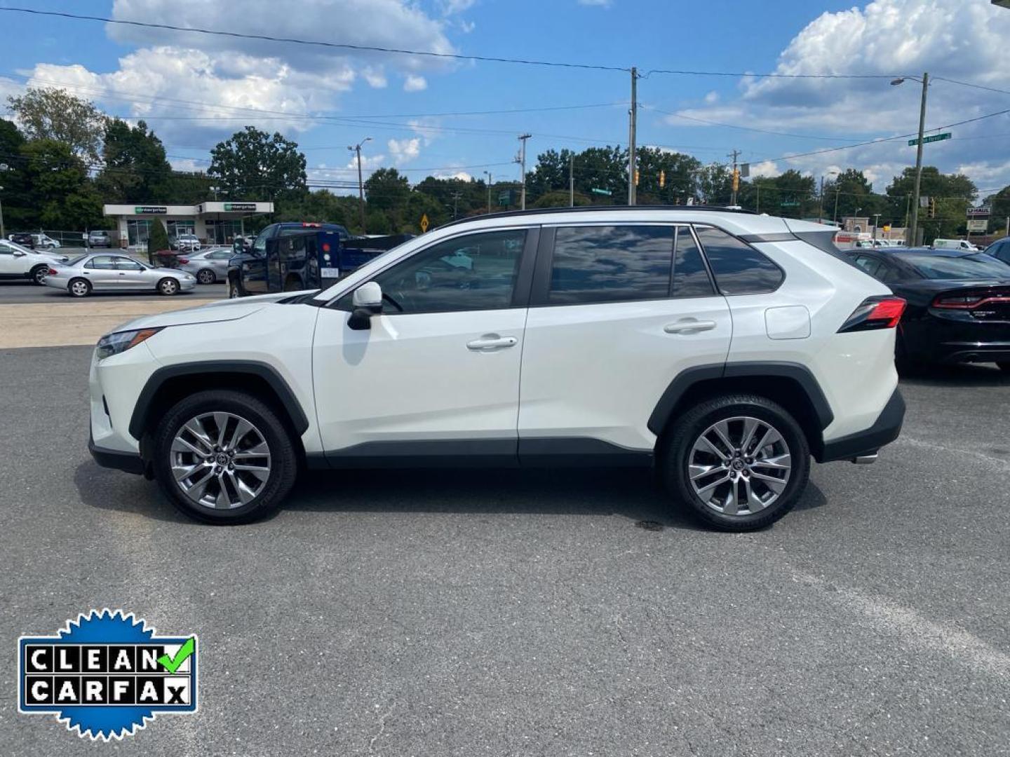 2022 Blizzard Pearl /Black Toyota RAV4 XLE Premium (2T3C1RFV7NW) with an 4 Cyl, 2.5L engine, 8-speed automatic transmission, located at 6520 E. Independence Blvd., Charlotte, NC, 28212, 35.146019, -80.723465 - <b>Equipment</b><br>This 2022 Toyota RAV4 offers Automatic Climate Control for personalized comfort. The vehicle offers Android Auto for seamless smartphone integration. The vehicle's Lane Departure Warning helps keep you in your lane. This unit enhances safety with a blind spot monitor, alerting d - Photo#10