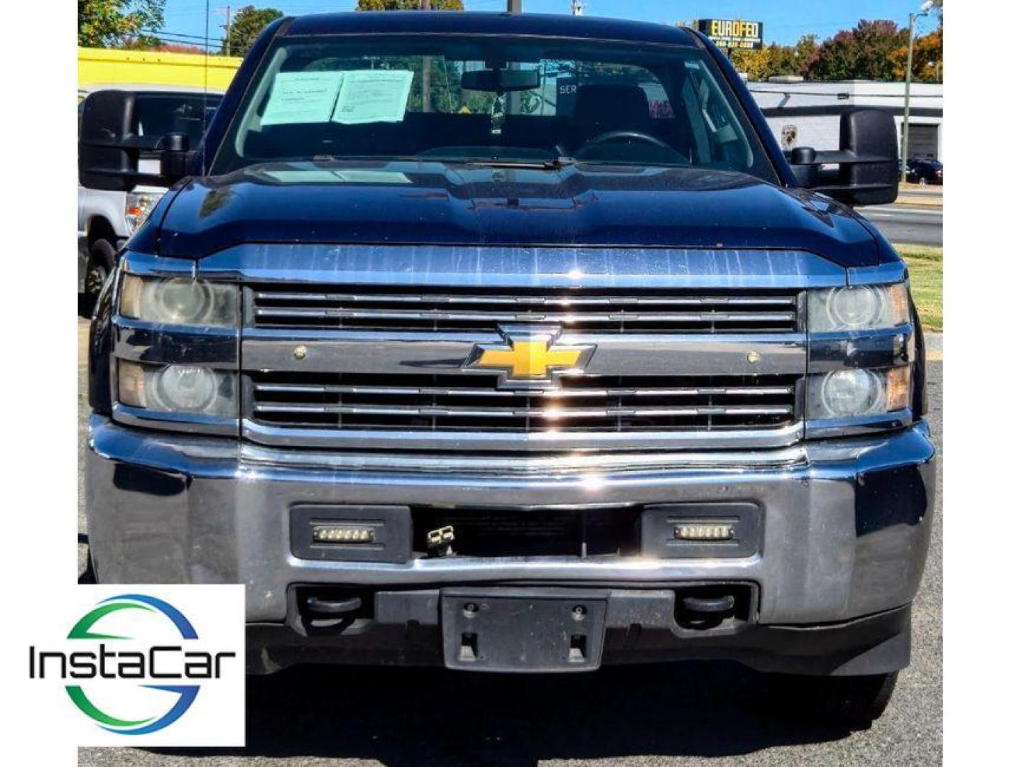 2015 Blue /Dark Ash/Jet Black Chevrolet Silverado Work Truck (1GB0CUEG2FZ) with an V8, 6.0L engine, 6-speed automatic transmission, located at 6520 E. Independence Blvd., Charlotte, NC, 28212, 35.146019, -80.723465 - <b>Equipment</b><br>This 3/4 ton pickup has a V8, 6.0L high output engine. Enjoy the incredible handling with the rear wheel drive on this 3/4 ton pickup. Maintaining a stable interior temperature in this 3/4 ton pickup is easy with the climate control system. Anti-lock brakes are standard on it. Wi - Photo#1