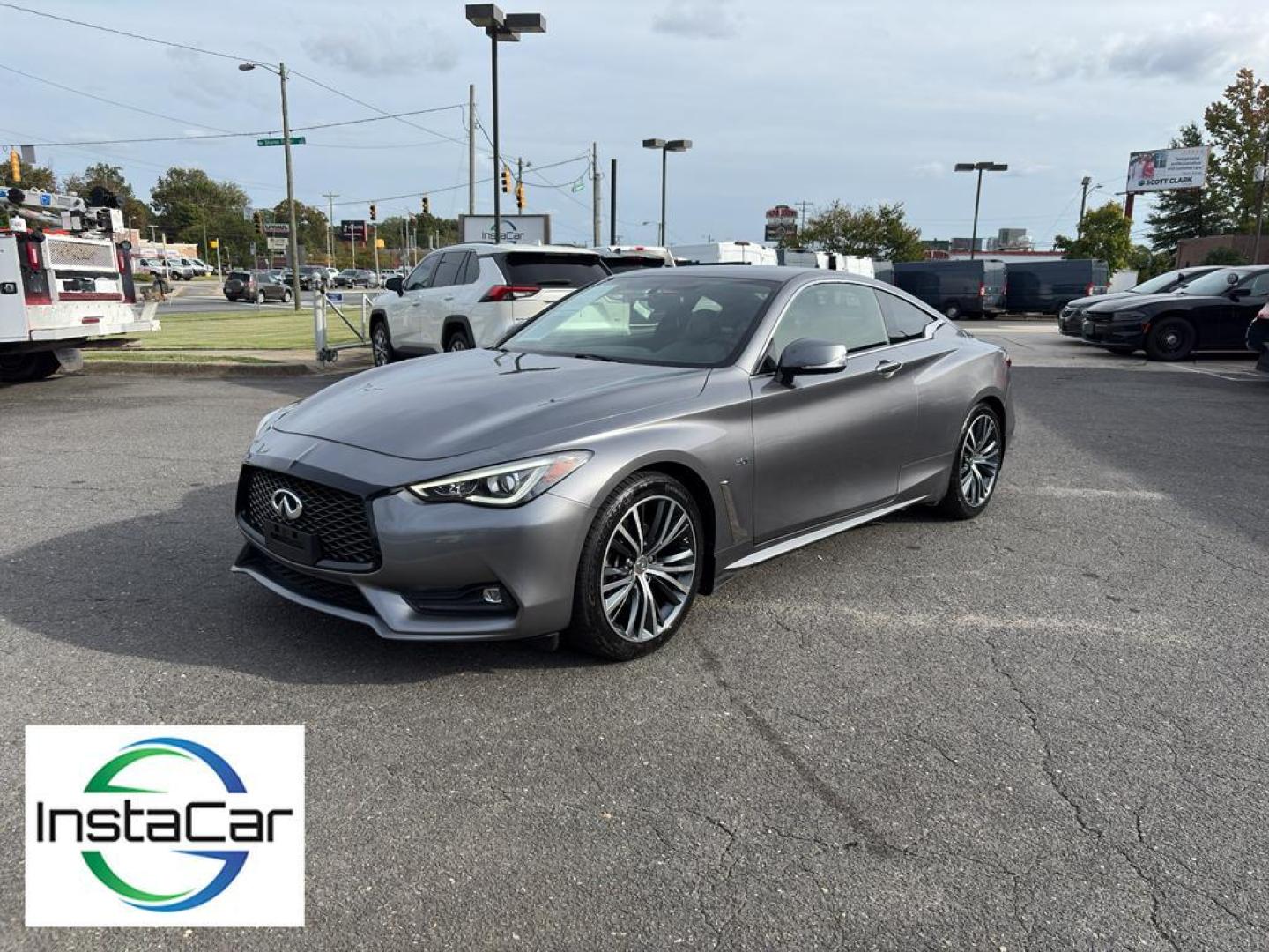 2017 Graphite Shadow /Graphite INFINITI Q60 3.0t Premium (JN1EV7EL3HM) with an V6, 3.0L engine, 7-speed automatic transmission, located at 6520 E. Independence Blvd., Charlotte, NC, 28212, 35.146019, -80.723465 - <b>Equipment</b><br>Bluetooth technology is built into this unit, keeping your hands on the steering wheel and your focus on the road. Engulf yourself with the crystal clear sound of a BOSE sound system in it. This INFINITI Q60 offers Automatic Climate Control for personalized comfort. The premium - Photo#10