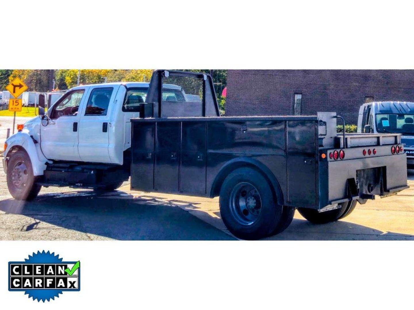 2013 Oxford White /Gray Ford F-650 XLT (3FRNW6HP3DV) with an V10, 6.8L engine, 6-speed automatic transmission, located at 6520 E. Independence Blvd., Charlotte, NC, 28212, 35.146019, -80.723465 - 2013 Ford F-650 F-Series Super Duty XLT 4x2 Dual Rear Wheels Charlotte, NC<br><br>This rugged 2013 Ford F-650 F-Series Super Duty XLT delivers commercial-grade performance with a potent V10 6.8L gasoline engine, 4x2 driveline and dual rear wheels for exceptional payload and towing capability. Built - Photo#8