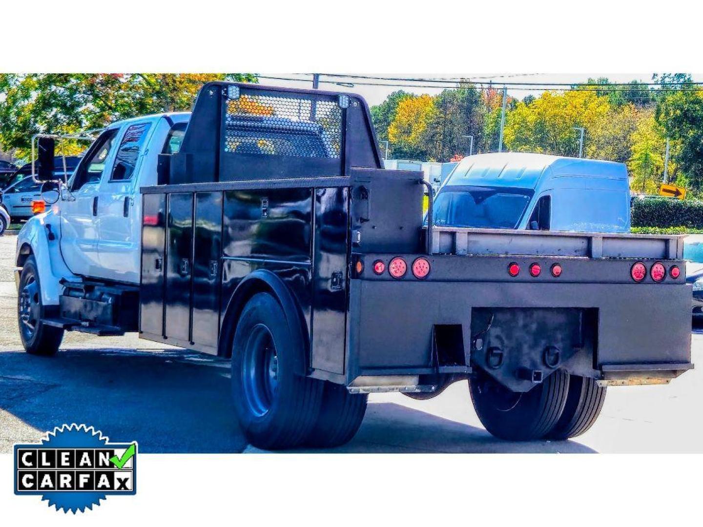 2013 Oxford White /Gray Ford F-650 XLT (3FRNW6HP3DV) with an V10, 6.8L engine, 6-speed automatic transmission, located at 6520 E. Independence Blvd., Charlotte, NC, 28212, 35.146019, -80.723465 - 2013 Ford F-650 F-Series Super Duty XLT 4x2 Dual Rear Wheels Charlotte, NC<br><br>This rugged 2013 Ford F-650 F-Series Super Duty XLT delivers commercial-grade performance with a potent V10 6.8L gasoline engine, 4x2 driveline and dual rear wheels for exceptional payload and towing capability. Built - Photo#9