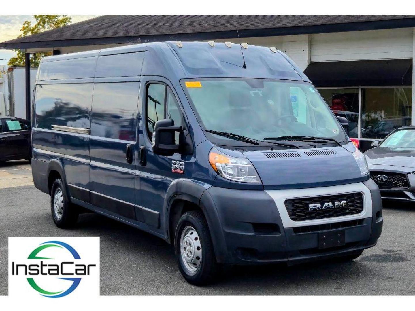 2020 BLUE /Black Ram ProMaster 3500 High Roof (3C6URVJGXLE) with an V6, 3.6L engine, 6-speed automatic transmission, located at 6520 E. Independence Blvd., Charlotte, NC, 28212, 35.146019, -80.723465 - <b>Equipment</b><br>See what's behind you with the back up camera on it. This 2020 Ram ProMaster 3500 features a hands-free Bluetooth phone system. This Ram ProMaster 3500 has a V6, 3.6L high output engine. Quickly unlock the Ram ProMaster 3500 with keyless entry. Set the temperature exactly where - Photo#2