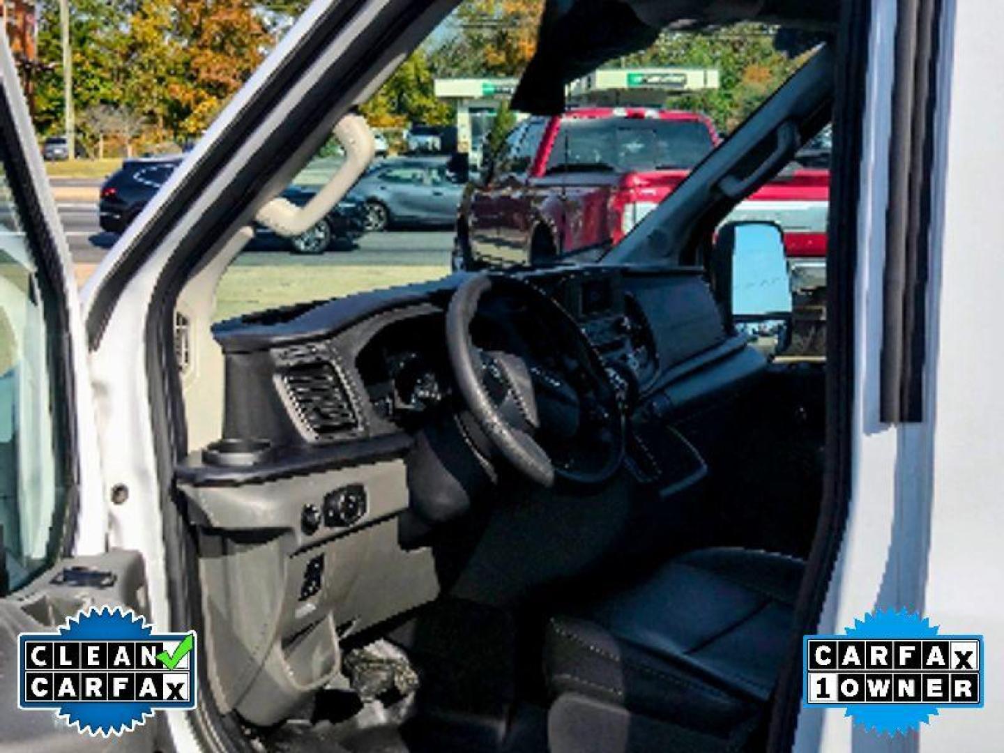 2022 Oxford White /Dark Palazzo Gray Ford Transit Van Base (1FTBW3U87NK) with an V6, 3.5L engine, 10-speed automatic transmission, located at 6520 E. Independence Blvd., Charlotte, NC, 28212, 35.146019, -80.723465 - <b>Equipment</b><br>Bluetooth technology is built into this model, keeping your hands on the steering wheel and your focus on the road. Our dealership has already run the CARFAX report and it is clean. A clean CARFAX is a great asset for resale value in the future. Apple CarPlay: Seamless smartphon - Photo#9