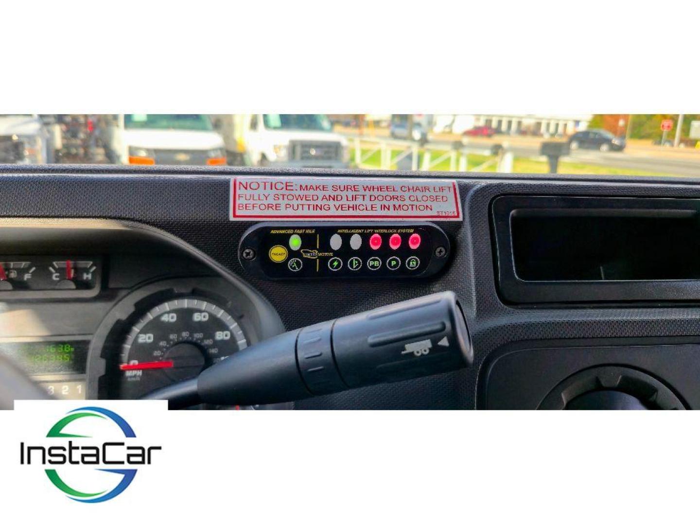 2014 Oxford White /Medium Flint Ford E-450 Super Duty Base (1FDFE4FS4ED) with an V10, 6.8L (415 CID) engine, 5-speed automatic transmission, located at 6520 E. Independence Blvd., Charlotte, NC, 28212, 35.146019, -80.723465 - <b>Equipment</b><br>Enjoy the incredible handling with the rear wheel drive on this unit. This unit shines with clean polished lines coated with an elegant white finish. The Ford E-450 Super Duty has a V10, 6.8L (415 CID) high output engine. Maintaining a stable interior temperature in this Ford E-4 - Photo#13