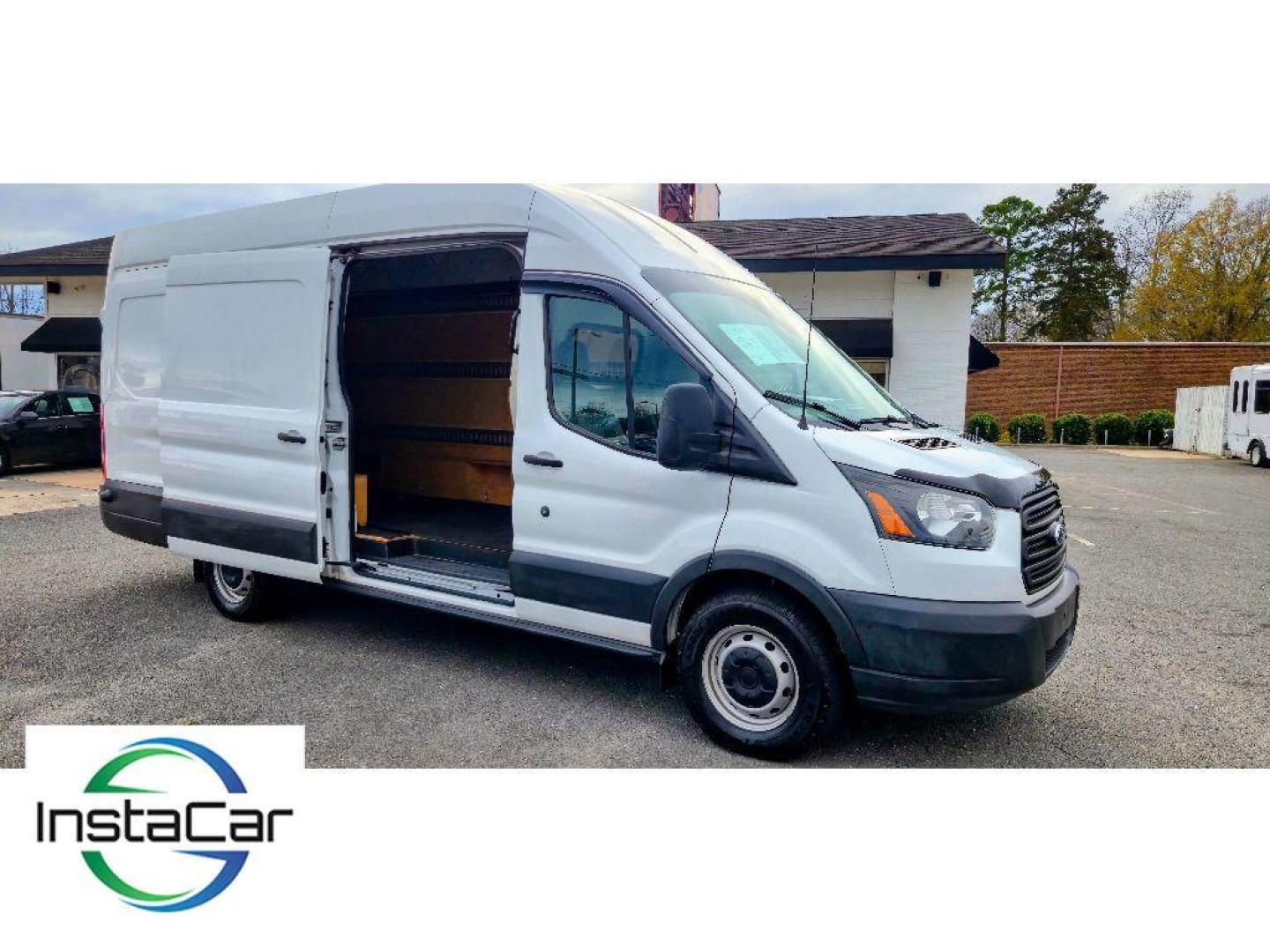 2016 Oxford White /Pewter Ford Transit Van Base (1FTYR3XV0GK) with an 5 Cyl, 3.2L engine, 6-speed automatic transmission, located at 6520 E. Independence Blvd., Charlotte, NC, 28212, 35.146019, -80.723465 - <b>Equipment</b><br>You'll never again be lost in a crowded city or a country region with the navigation system on this 2016 Ford Transit Van T-250 EL High Roof Slide. The rear parking assist technology on this unit will put you at ease when reversing. The system alerts you as you get closer to an - Photo#9