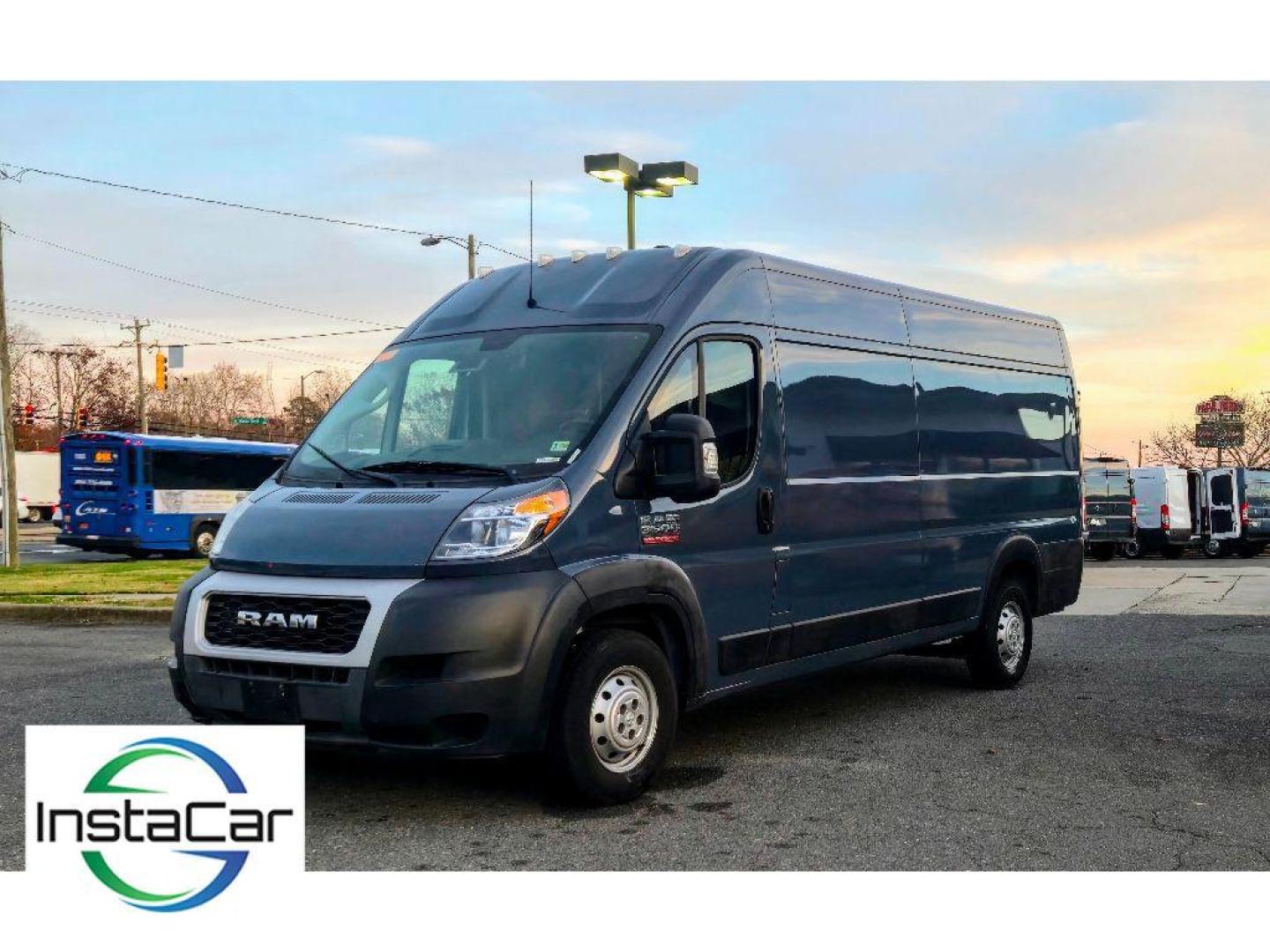 2019 Patriot Blue Pearlcoat /Black Ram ProMaster 3500 High Roof (3C6URVJG0KE) with an V6, 3.6L engine, 6-speed automatic transmission, located at 6520 E. Independence Blvd., Charlotte, NC, 28212, 35.146019, -80.723465 - <b>Equipment</b><br>See what's behind you with the back up camera on this vehicle. Bluetooth technology is built into this 2019 Ram ProMaster 3500 , keeping your hands on the steering wheel and your focus on the road. The vehicle is front wheel drive. This unit has a V6, 3.6L high output engine. Imp - Photo#2