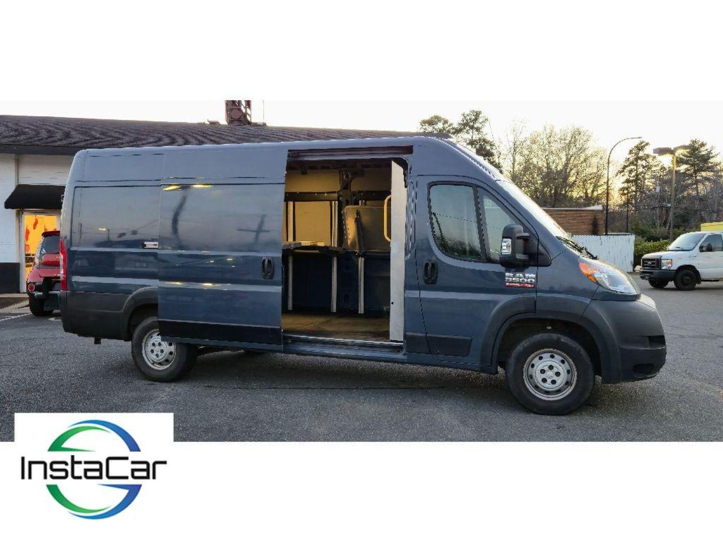 2019 Patriot Blue Pearlcoat /Black Ram ProMaster 3500 High Roof (3C6URVJG6KE) with an V6, 3.6L engine, 6-speed automatic transmission, located at 6520 E. Independence Blvd., Charlotte, NC, 28212, 35.146019, -80.723465 - <b>Equipment</b><br>See what's behind you with the back up camera on this Ram ProMaster 3500. The vehicle features a hands-free Bluetooth phone system. This unit has a V6, 3.6L high output engine. Set the temperature exactly where you are most comfortable in this unit. The fan speed and temperature - Photo#7