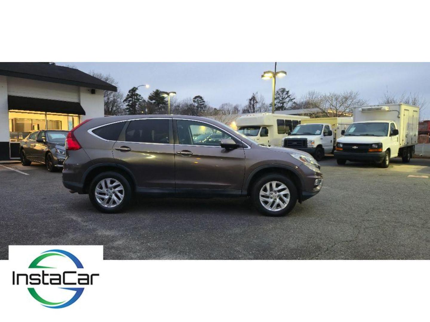 2015 Kona Coffee Metallic /Black Honda CR-V EX (2HKRM4H57FH) with an 4 Cyl, 2.4L engine, CVT transmission, located at 6520 E. Independence Blvd., Charlotte, NC, 28212, 35.146019, -80.723465 - Bluetooth technology is built into the vehicle, keeping your hands on the steering wheel and your focus on the road. See what's behind you with the back up camera on the Honda CR-V. The Honda CR-V has a clear coated brown exterior. Set the temperature exactly where you are most comfortable in this s - Photo#2