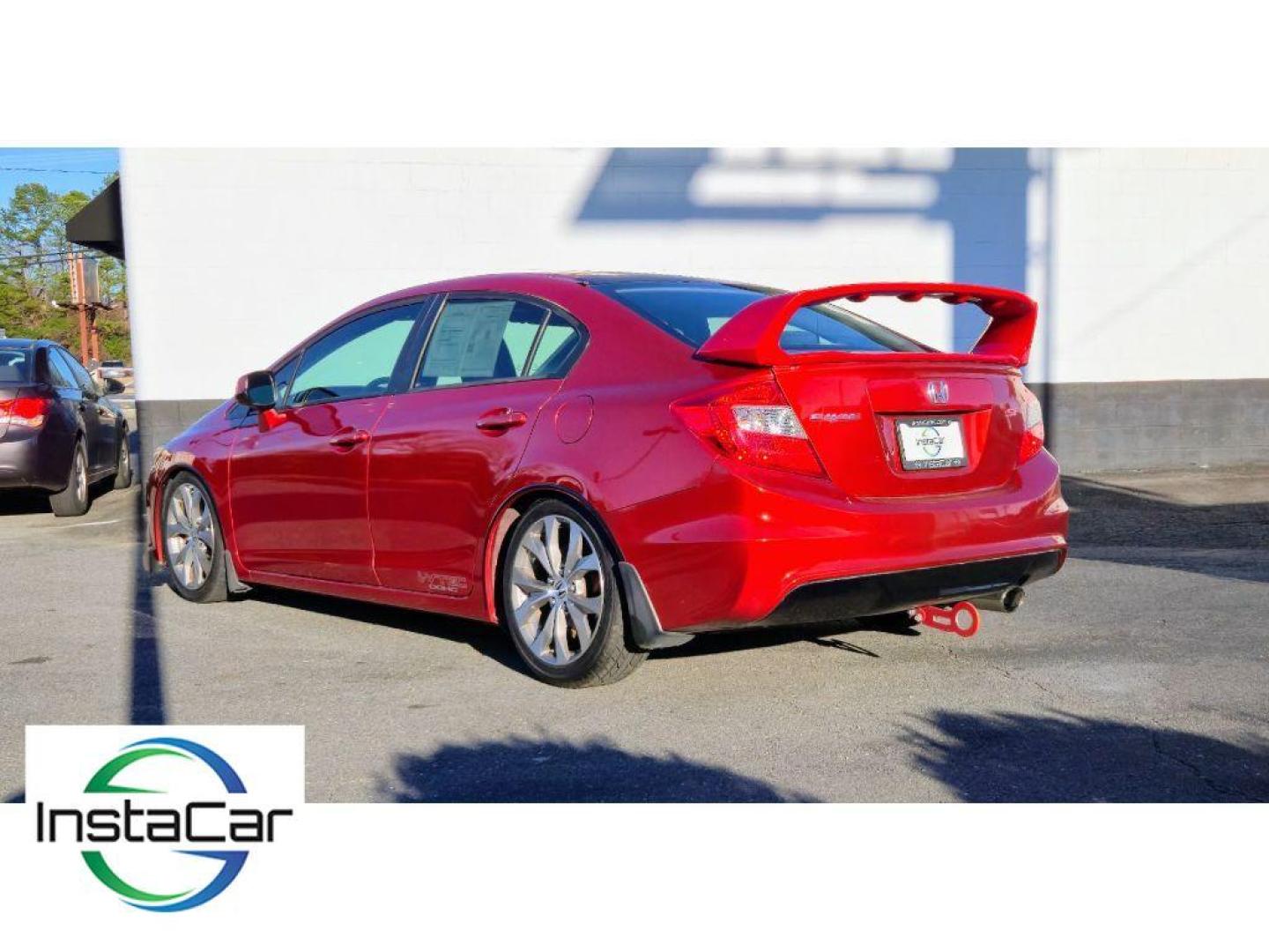 2012 Sunburst Orange Pearl /Black Honda Civic Si (2HGFB6E5XCH) with an 4 Cyl, 2.4L engine, 6-speed manual transmission, located at 6520 E. Independence Blvd., Charlotte, NC, 28212, 35.146019, -80.723465 - Photo#11