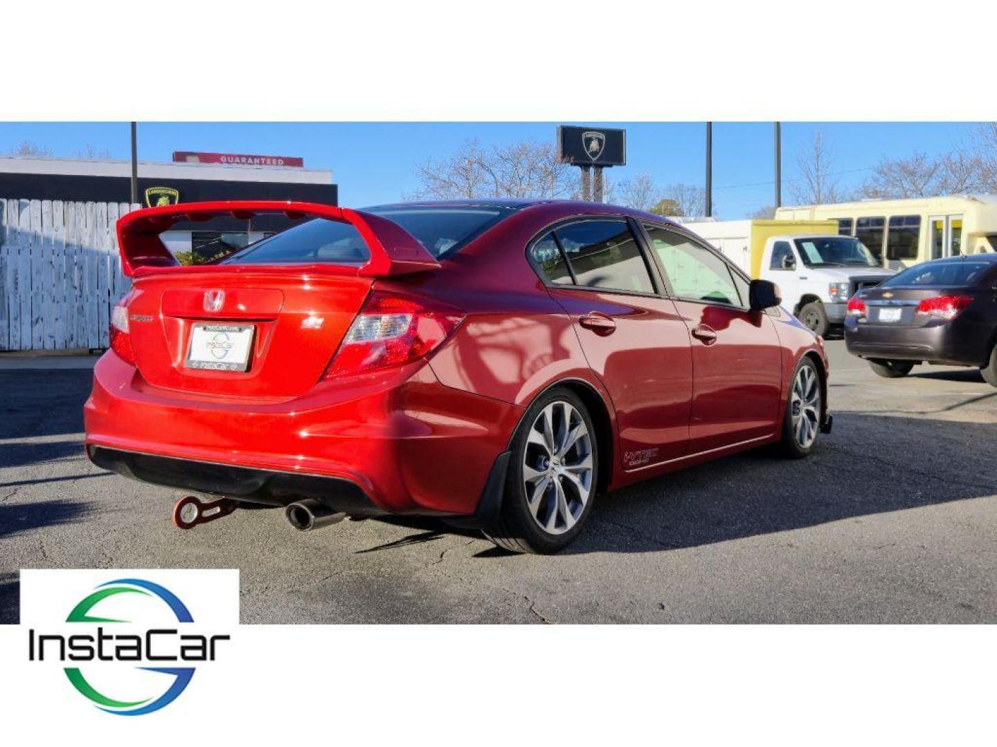 2012 Sunburst Orange Pearl /Black Honda Civic Si (2HGFB6E5XCH) with an 4 Cyl, 2.4L engine, 6-speed manual transmission, located at 6520 E. Independence Blvd., Charlotte, NC, 28212, 35.146019, -80.723465 - Photo#13