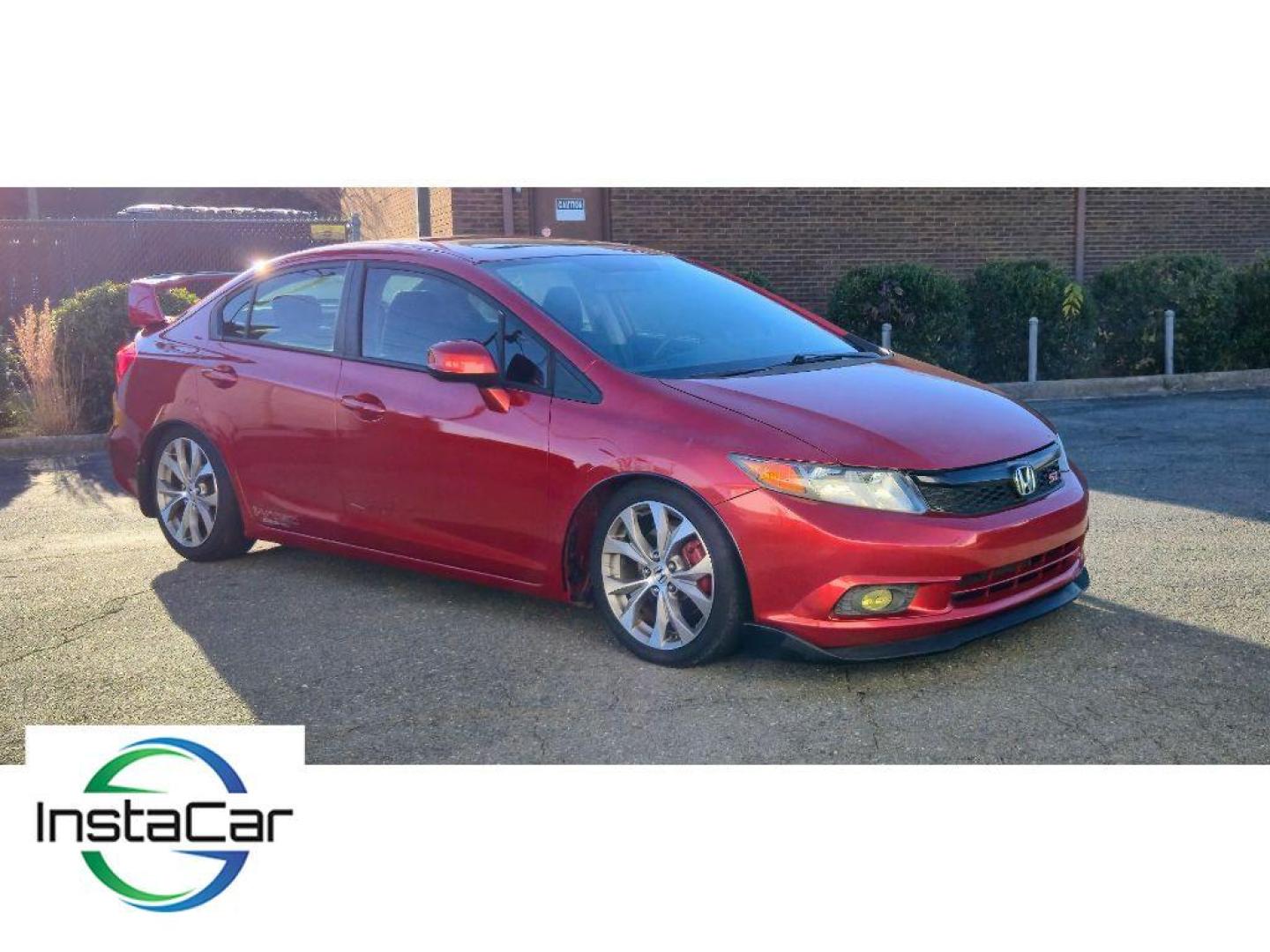 2012 Sunburst Orange Pearl /Black Honda Civic Si (2HGFB6E5XCH) with an 4 Cyl, 2.4L engine, 6-speed manual transmission, located at 6520 E. Independence Blvd., Charlotte, NC, 28212, 35.146019, -80.723465 - Photo#14