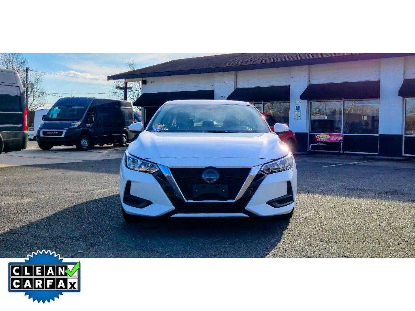 2022 Fresh Powder /Black Nissan Sentra SV (3N1AB8CV6NY) with an 4 Cyl, 2.0L engine, CVT transmission, located at 6520 E. Independence Blvd., Charlotte, NC, 28212, 35.146019, -80.723465 - Photo#2