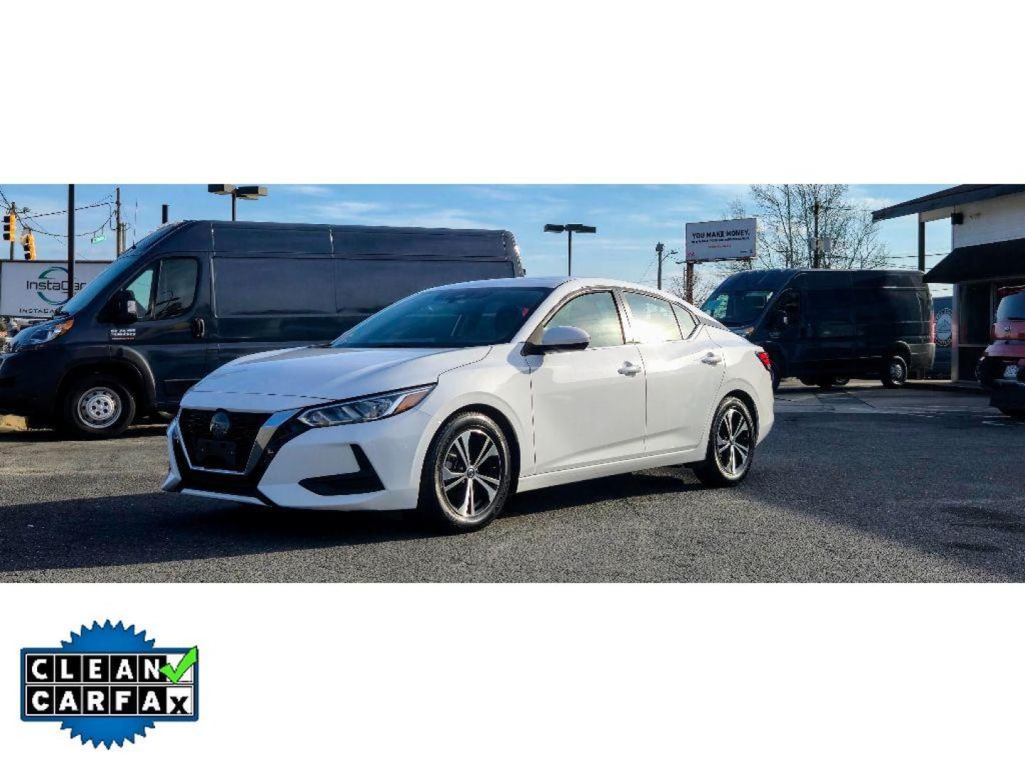 2022 Fresh Powder /Black Nissan Sentra SV (3N1AB8CV6NY) with an 4 Cyl, 2.0L engine, CVT transmission, located at 6520 E. Independence Blvd., Charlotte, NC, 28212, 35.146019, -80.723465 - Photo#3