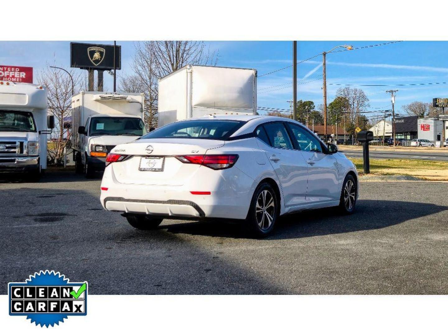 2022 Fresh Powder /Black Nissan Sentra SV (3N1AB8CV6NY) with an 4 Cyl, 2.0L engine, CVT transmission, located at 6520 E. Independence Blvd., Charlotte, NC, 28212, 35.146019, -80.723465 - Photo#9