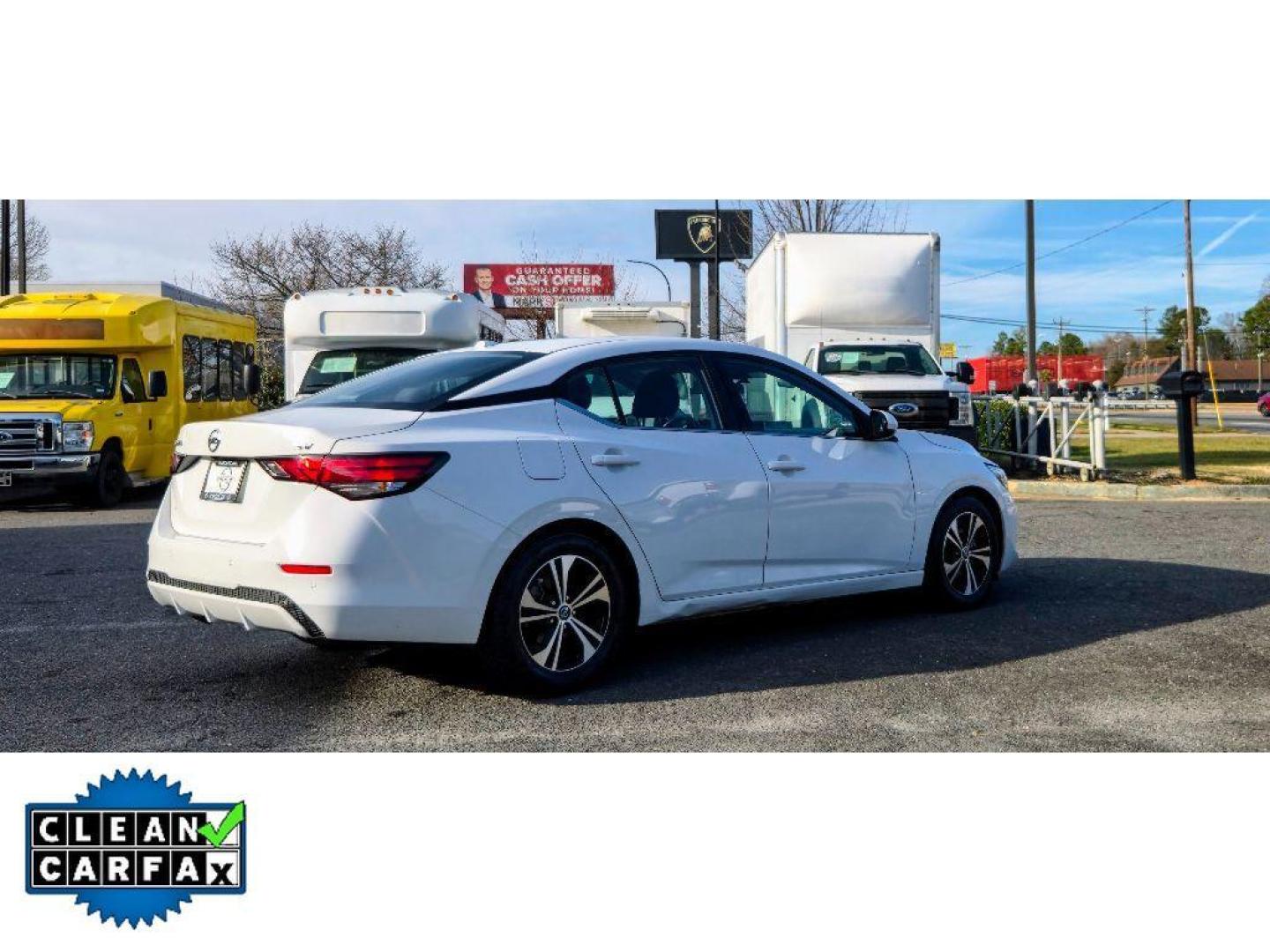 2022 Fresh Powder /Black Nissan Sentra SV (3N1AB8CV6NY) with an 4 Cyl, 2.0L engine, CVT transmission, located at 6520 E. Independence Blvd., Charlotte, NC, 28212, 35.146019, -80.723465 - Photo#10