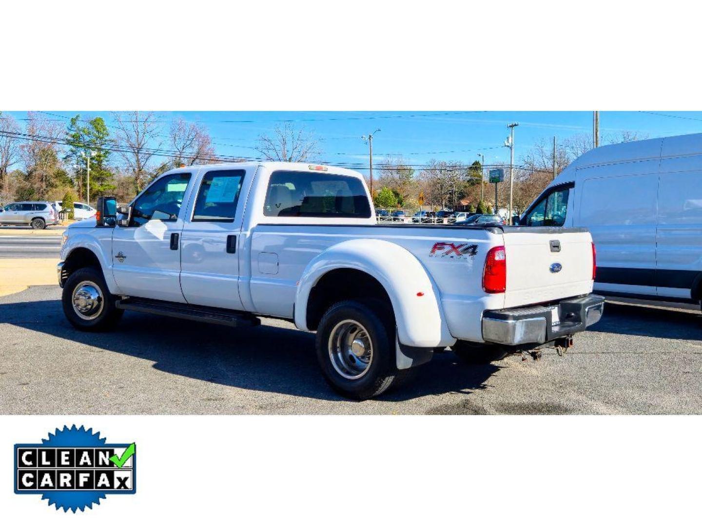 2014 Oxford White /Steel Ford F-350 XL (1FT8W3DT2EE) with an V8, 6.7L engine, 6-speed automatic transmission, located at 6520 E. Independence Blvd., Charlotte, NC, 28212, 35.146019, -80.723465 - <b>Equipment</b><br>The premium wheels make this 2014 Ford F-350 Super Duty stand out from the crowd. This vehicle has a clean CARFAX vehicle history report. An off-road package is equipped on the vehicle. This 2014 Ford F-350 Super Duty has a V8, 6.7L high output engine. This 1 ton pickup is outfit - Photo#4