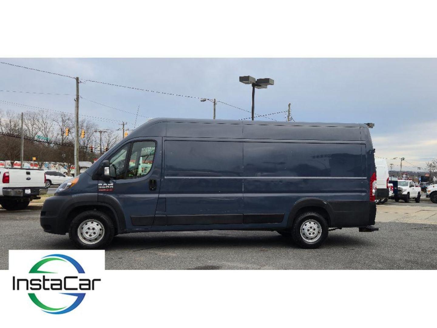 2019 Patriot Blue Pearlcoat /Black Ram ProMaster 3500 High Roof (3C6URVJG5KE) with an V6, 3.6L engine, 6-speed automatic transmission, located at 6520 E. Independence Blvd., Charlotte, NC, 28212, 35.146019, -80.723465 - <b>Equipment</b><br>Bluetooth technology is built into this unit, keeping your hands on the steering wheel and your focus on the road. Protect the Ram ProMaster 3500 from unwanted accidents with a cutting edge backup camera system. Front wheel drive on the Ram ProMaster 3500 gives you better tractio - Photo#4