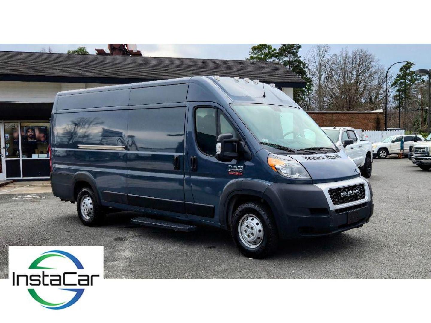 2019 Patriot Blue Pearlcoat /Black Ram ProMaster 3500 High Roof (3C6URVJG5KE) with an V6, 3.6L engine, 6-speed automatic transmission, located at 6520 E. Independence Blvd., Charlotte, NC, 28212, 35.146019, -80.723465 - <b>Equipment</b><br>Bluetooth technology is built into this unit, keeping your hands on the steering wheel and your focus on the road. Protect the Ram ProMaster 3500 from unwanted accidents with a cutting edge backup camera system. Front wheel drive on the Ram ProMaster 3500 gives you better tractio - Photo#8