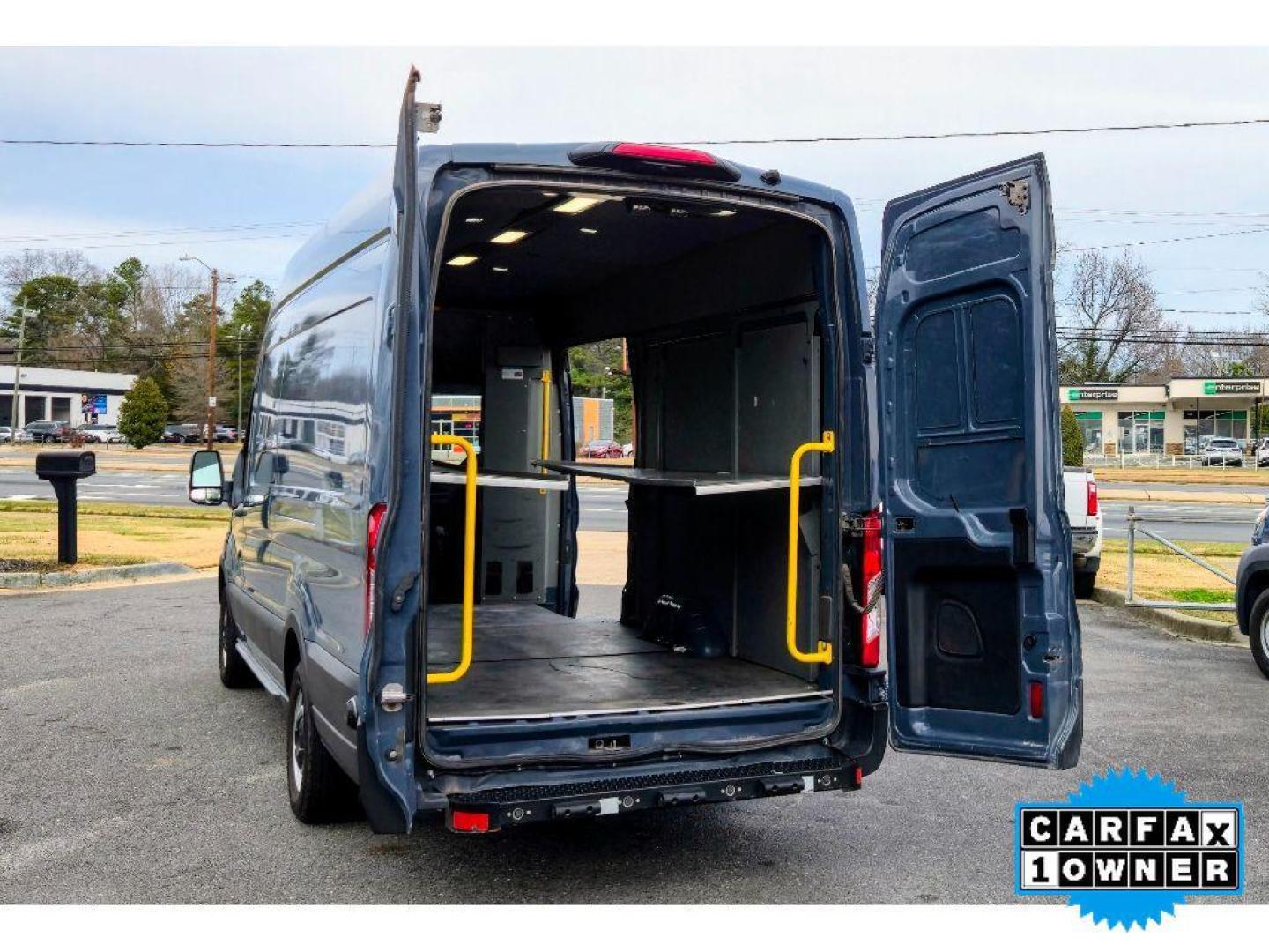 2020 Magnetic Metallic /Dark Palazzo Gray Ford Transit Van Base (1FTBR3X86LK) with an V6, 3.5L engine, 10-speed automatic transmission, located at 6520 E. Independence Blvd., Charlotte, NC, 28212, 35.146019, -80.723465 - <b>Equipment</b><br>Bluetooth technology is built into this vehicle, keeping your hands on the steering wheel and your focus on the road. This model warns of approaching vehicles with Cross-Traffic Alert. Protect this 2020 Ford Transit Van T-250 EL High Roof Slide from unwanted accidents with a cutt - Photo#15
