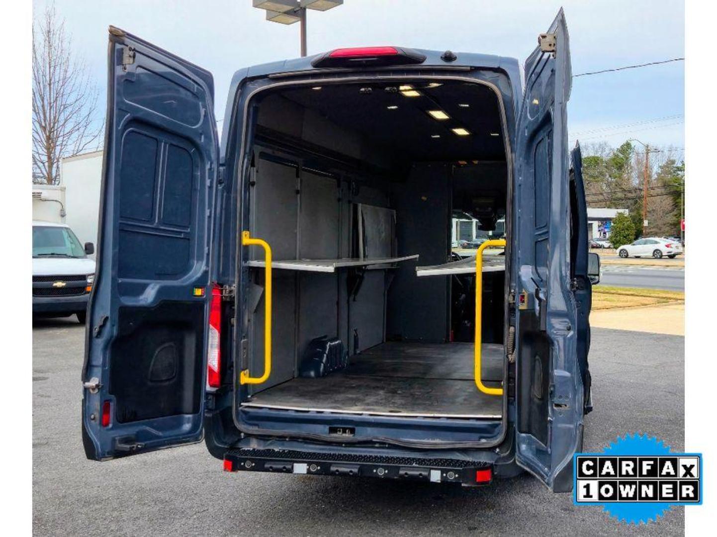 2020 Magnetic Metallic /Dark Palazzo Gray Ford Transit Van Base (1FTBR3X86LK) with an V6, 3.5L engine, 10-speed automatic transmission, located at 6520 E. Independence Blvd., Charlotte, NC, 28212, 35.146019, -80.723465 - <b>Equipment</b><br>Bluetooth technology is built into this vehicle, keeping your hands on the steering wheel and your focus on the road. This model warns of approaching vehicles with Cross-Traffic Alert. Protect this 2020 Ford Transit Van T-250 EL High Roof Slide from unwanted accidents with a cutt - Photo#16