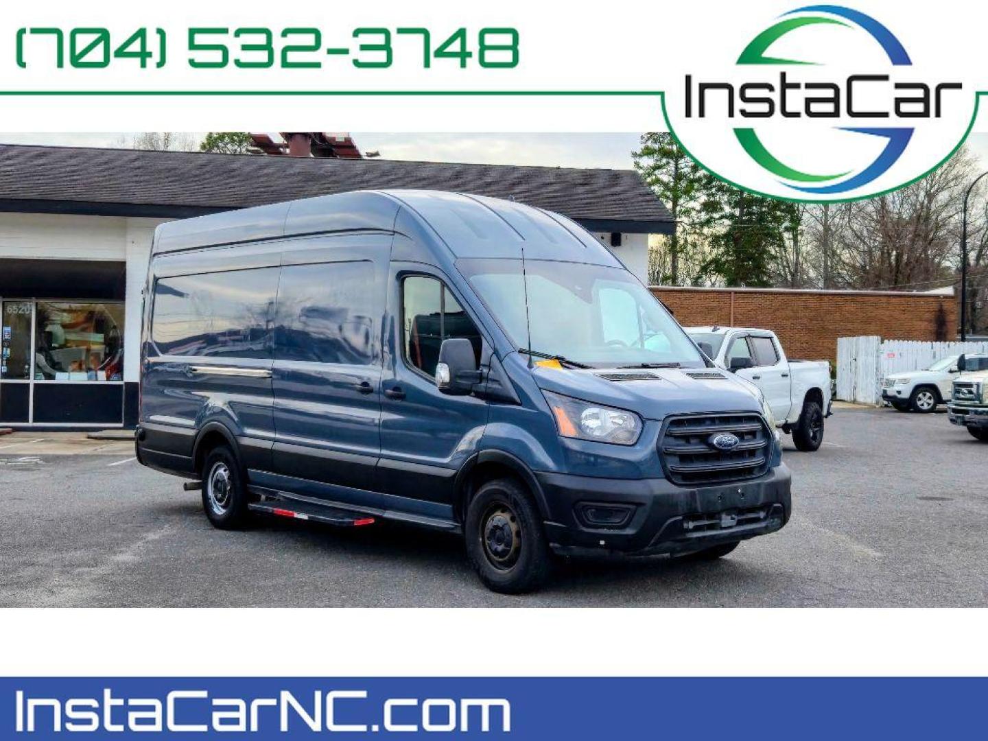 2020 Magnetic Metallic /Dark Palazzo Gray Ford Transit Van Base (1FTBR3X86LK) with an V6, 3.5L engine, 10-speed automatic transmission, located at 6520 E. Independence Blvd., Charlotte, NC, 28212, 35.146019, -80.723465 - <b>Equipment</b><br>Bluetooth technology is built into this vehicle, keeping your hands on the steering wheel and your focus on the road. This model warns of approaching vehicles with Cross-Traffic Alert. Protect this 2020 Ford Transit Van T-250 EL High Roof Slide from unwanted accidents with a cutt - Photo#0